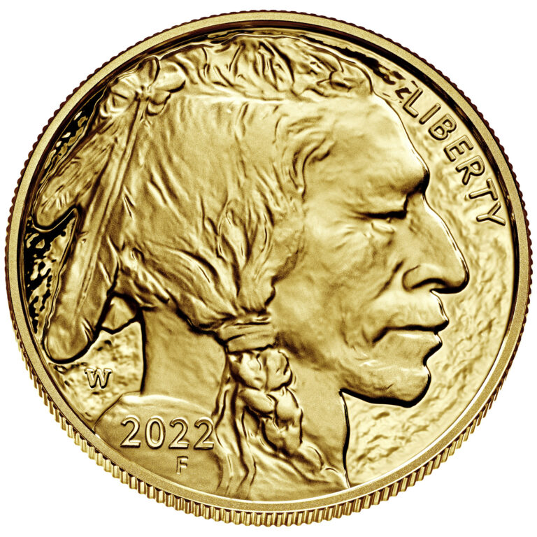 2022 American Buffalo One Ounce Gold Proof Coin Obverse