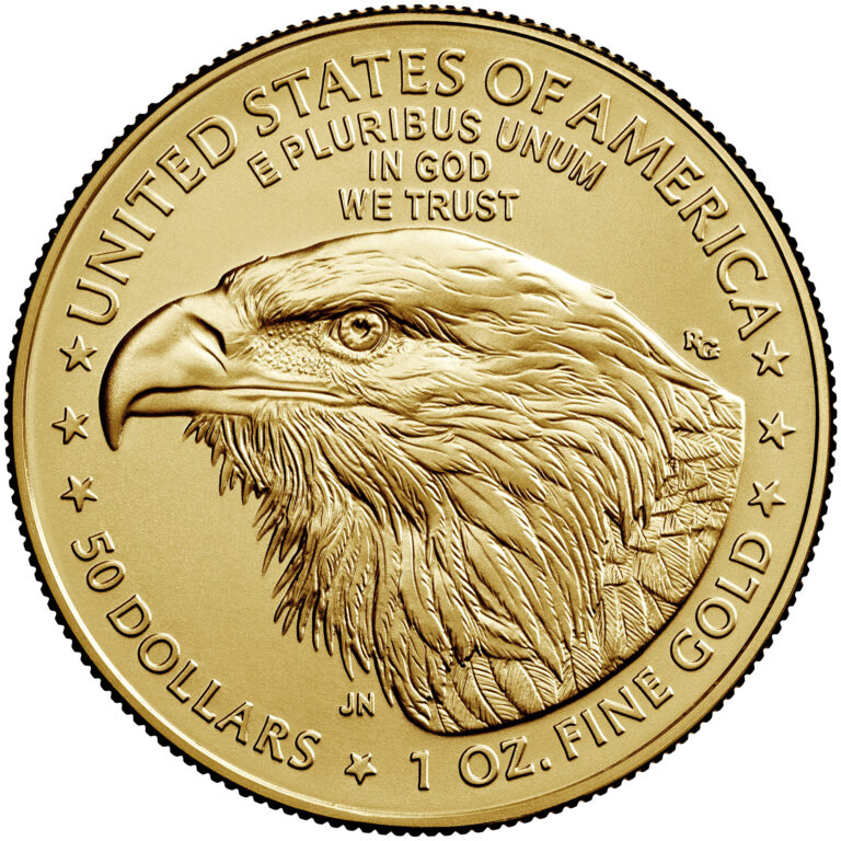 2022 American Eagle Gold One Ounce Bullion Coin Reverse