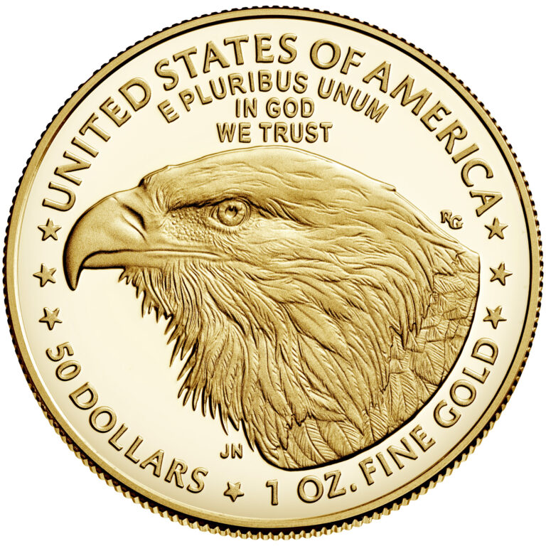 2022 American Eagle Gold One Ounce Proof Coin Reverse