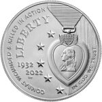 2022 National Purple Heart Hall of Honor Commemorative Silver Coin Uncirculated Obverse