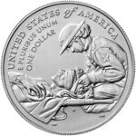 2022 National Purple Heart Hall of Honor Commemorative Silver Coin Uncirculated Reverse