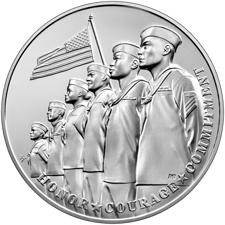 Armed Forces Silver Medal U.S. Navy Reverse