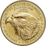 2022 American Eagle Gold One Ounce Uncirculated Coin Reverse