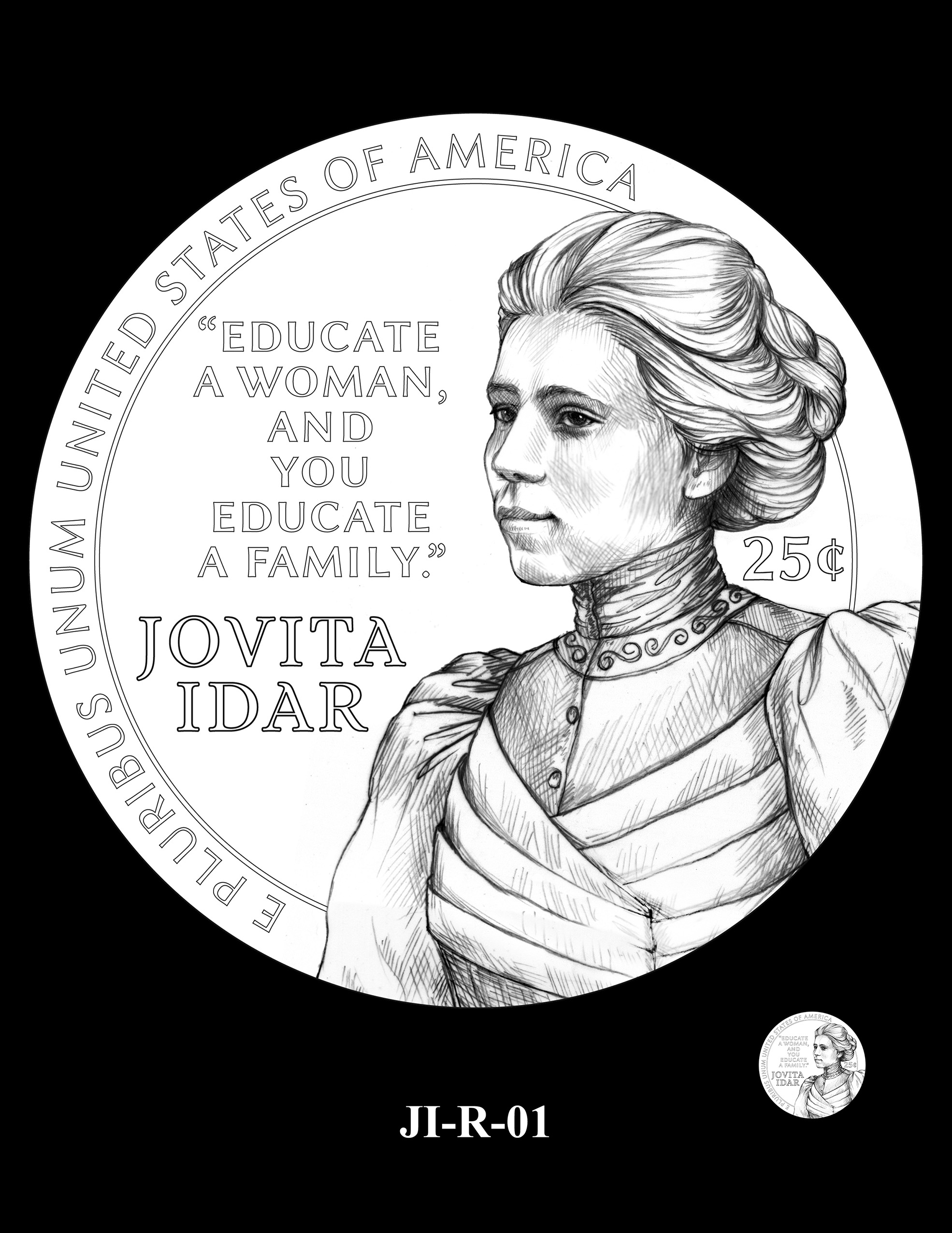 JI-R-01 -- 2023 American Women Quarters - Jovita Idar