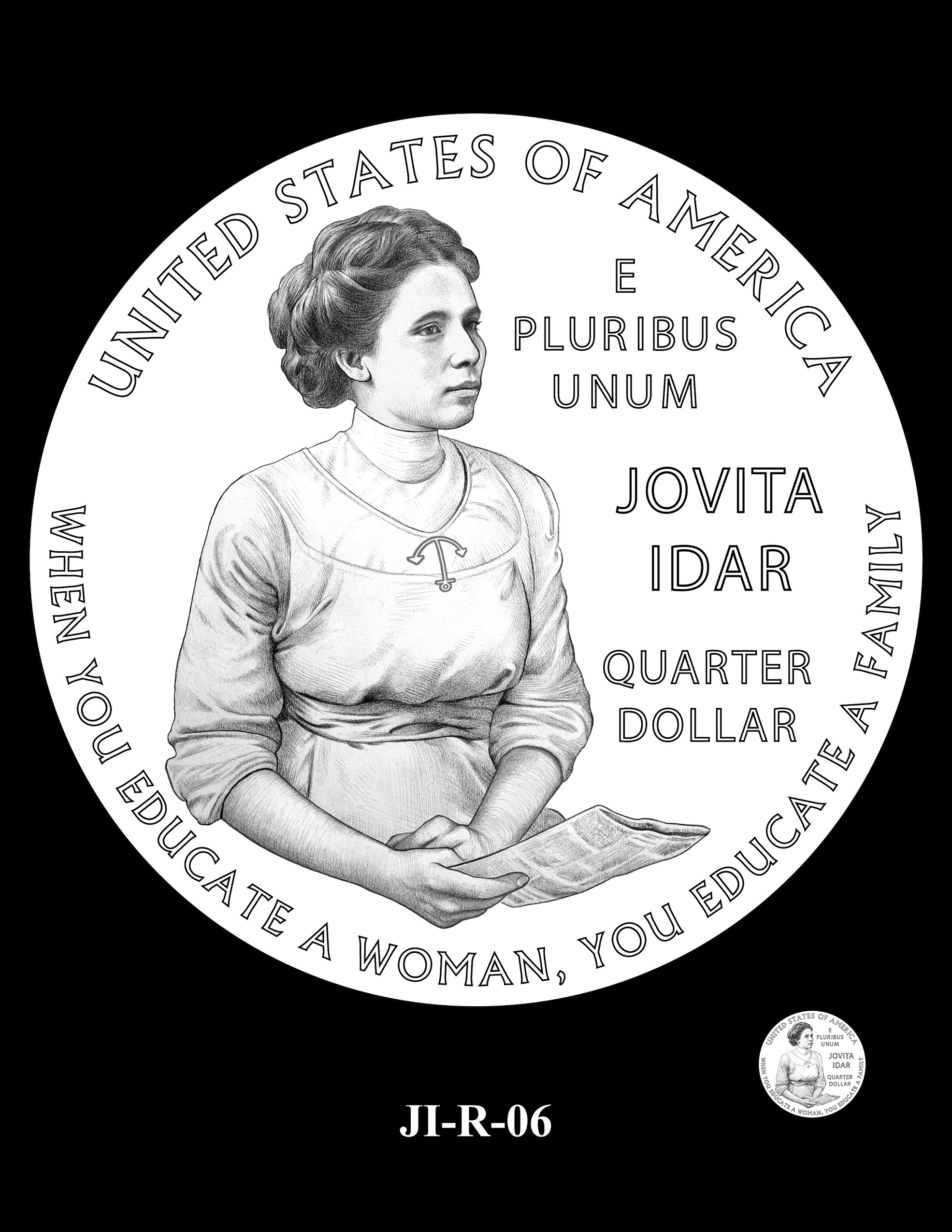JI-R-06 -- 2023 American Women Quarters - Jovita Idar