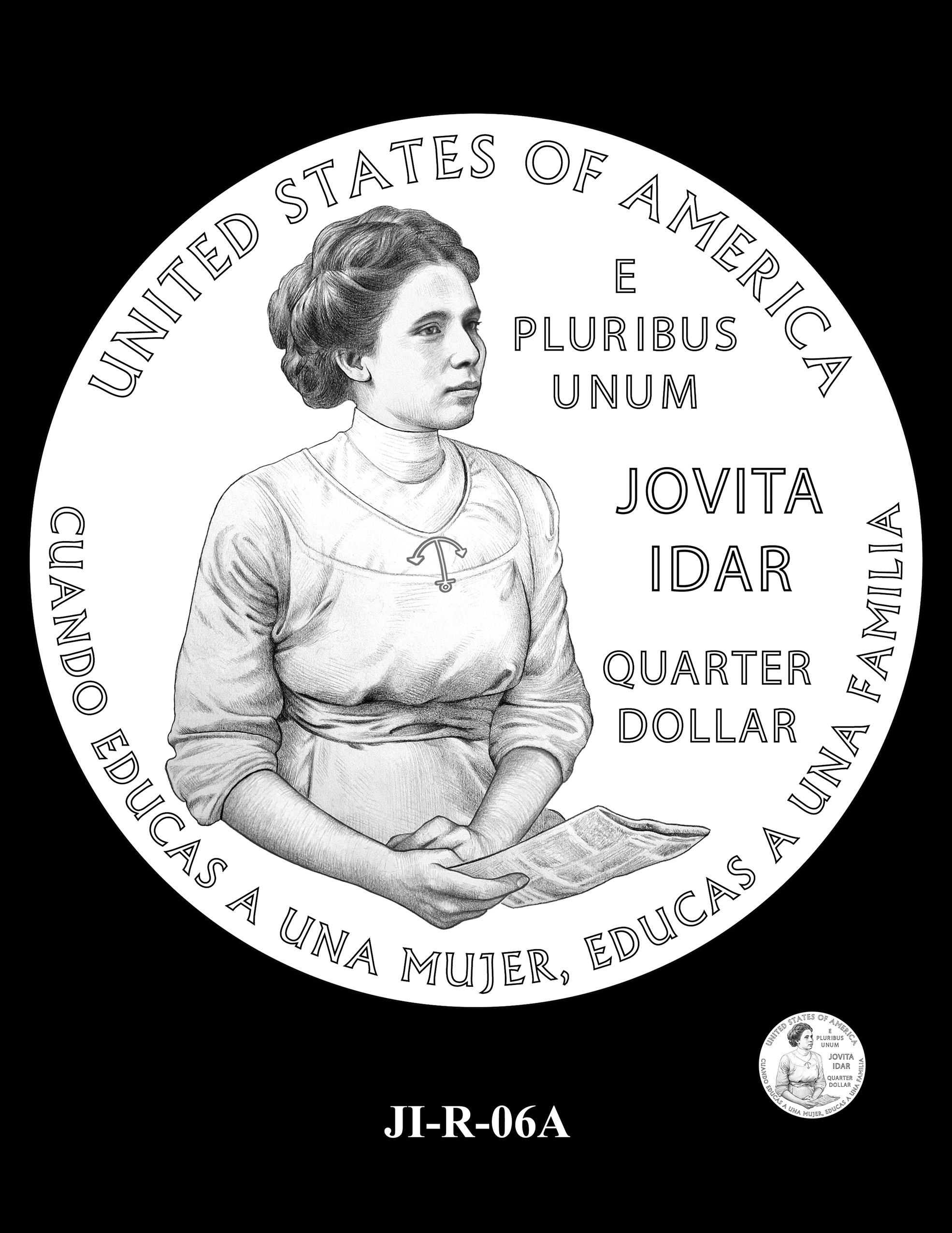 JI-R-06A -- 2023 American Women Quarters - Jovita Idar