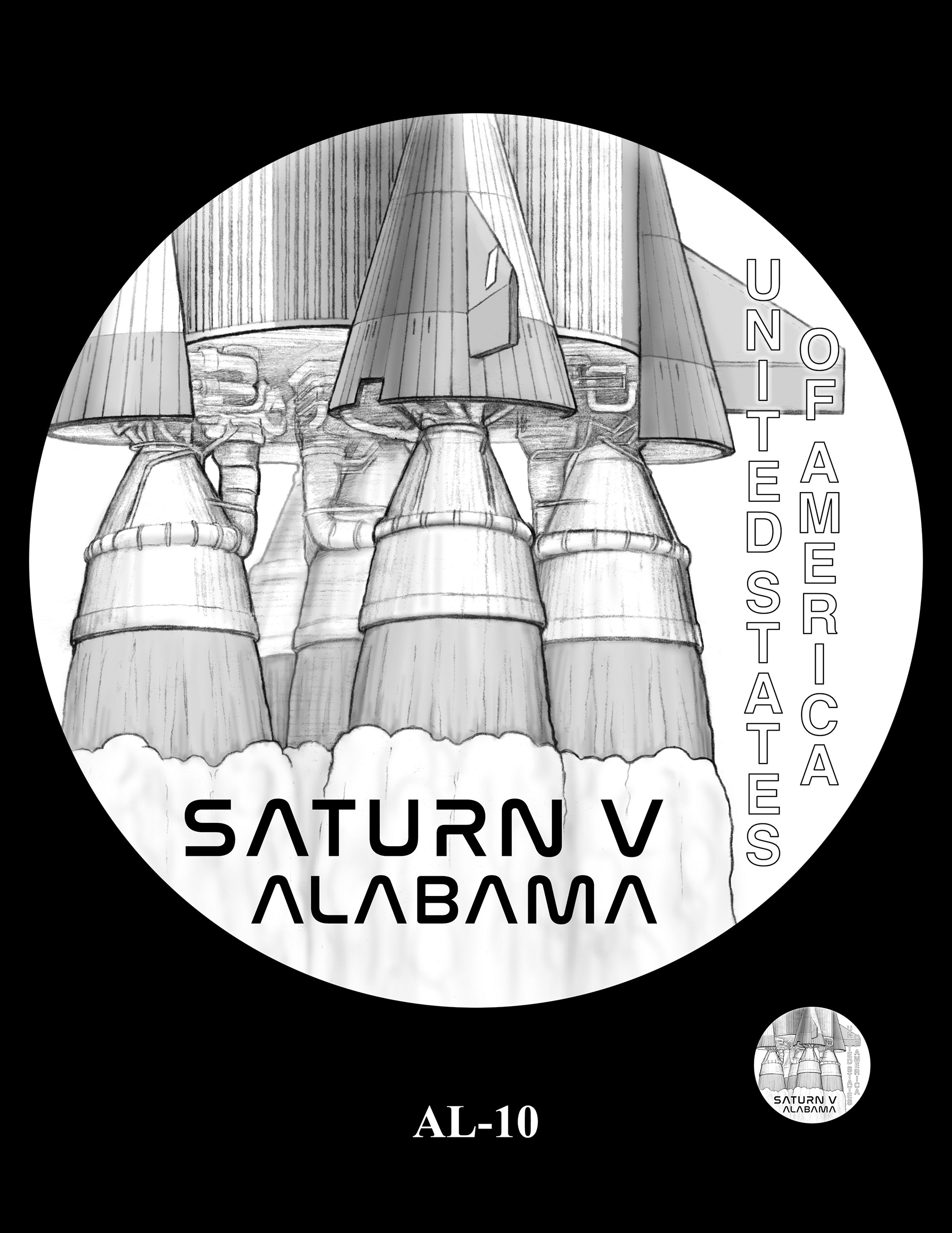 AL-10 -- 2024 American Innovation $1 Coin - Alabama