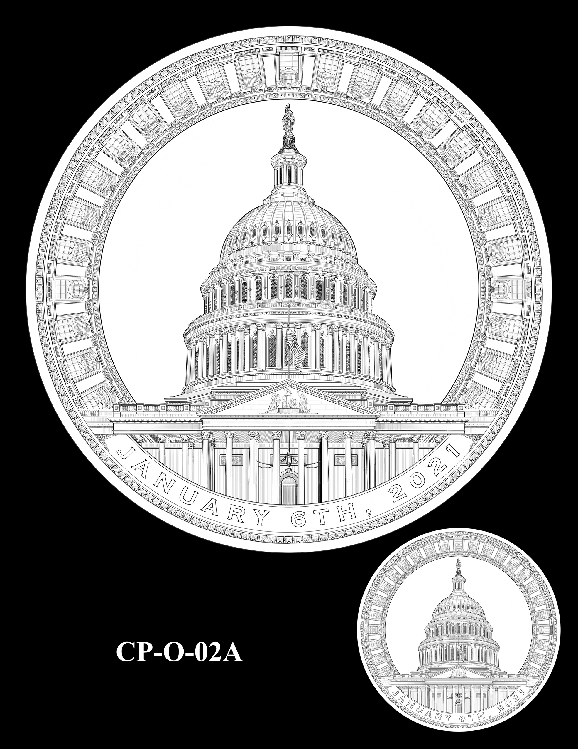 CP-O-02A -- Congressional Gold Medal for Those Who Protected the U.S. Capitol on January 6th 2021