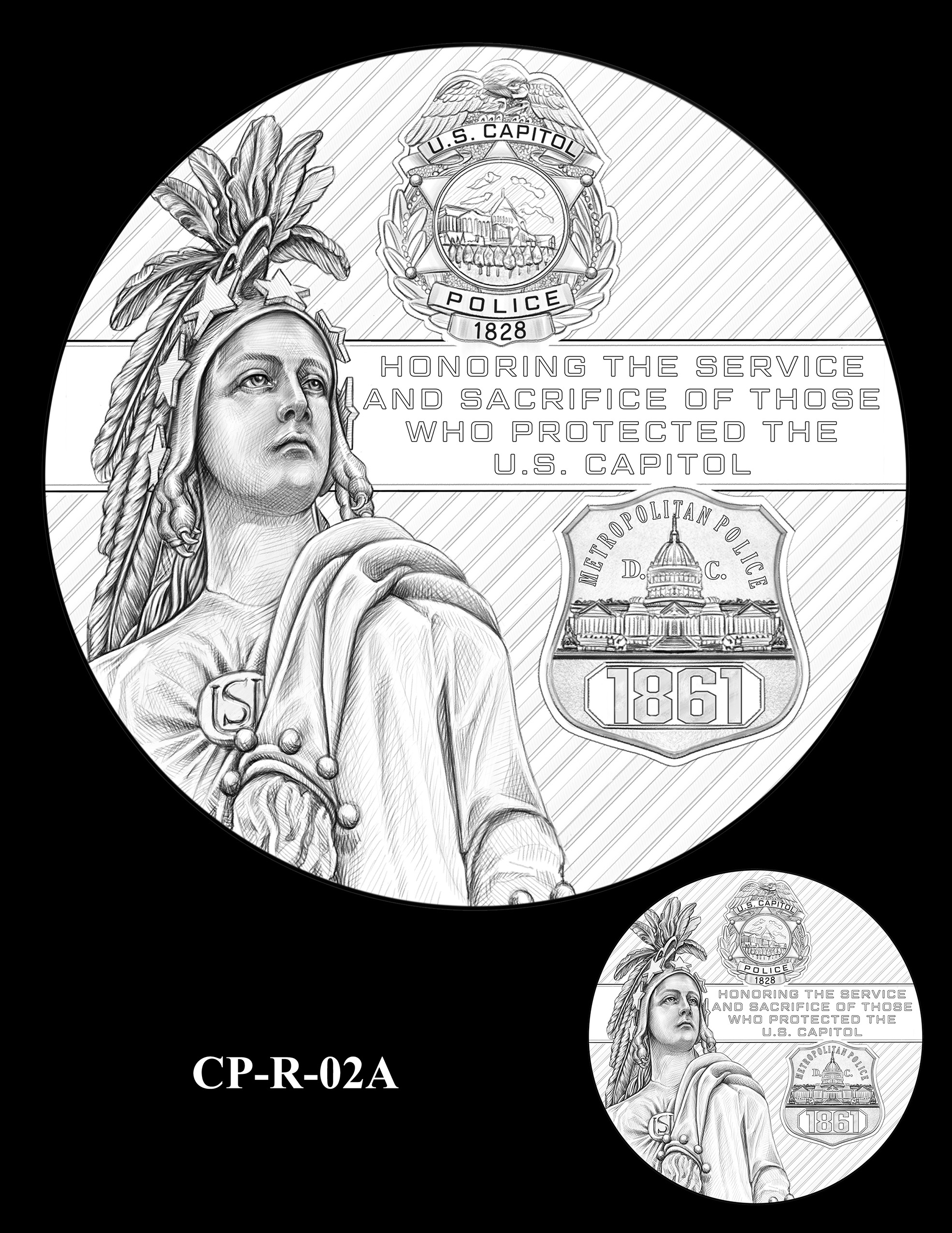 CP-R-02A -- Congressional Gold Medal for Those Who Protected the U.S. Capitol on January 6th 2021