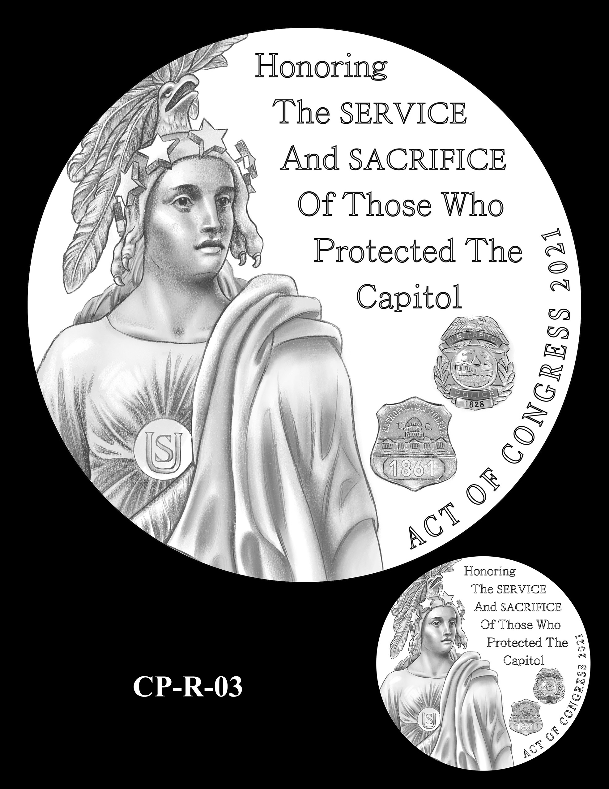 CP-R-03 -- Congressional Gold Medal for Those Who Protected the U.S. Capitol on January 6th 2021