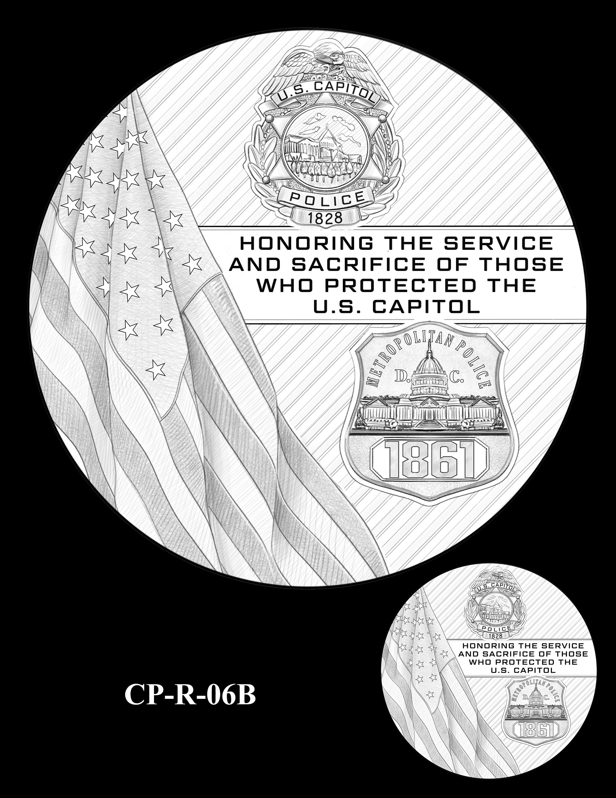 CP-R-06B -- Congressional Gold Medal for Those Who Protected the U.S. Capitol on January 6th 2021