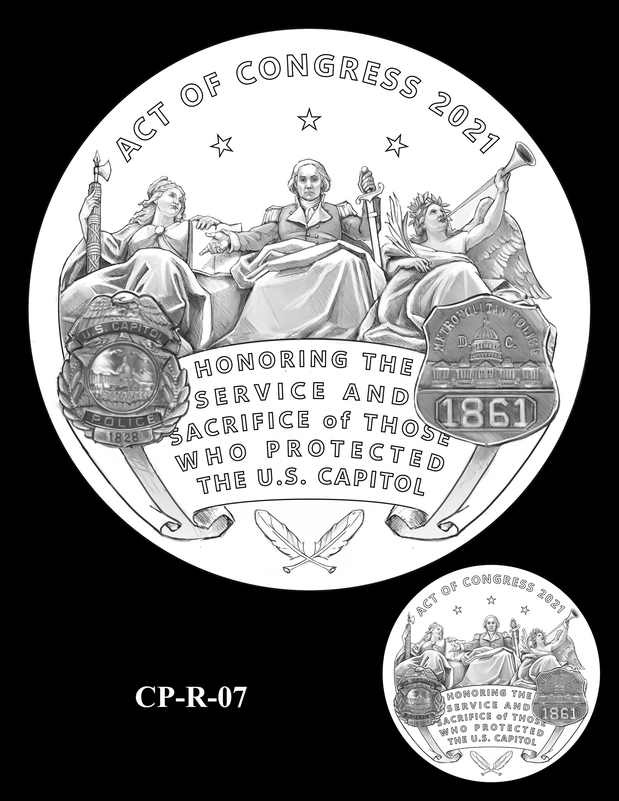 CP-R-07 -- Congressional Gold Medal for Those Who Protected the U.S. Capitol on January 6th 2021