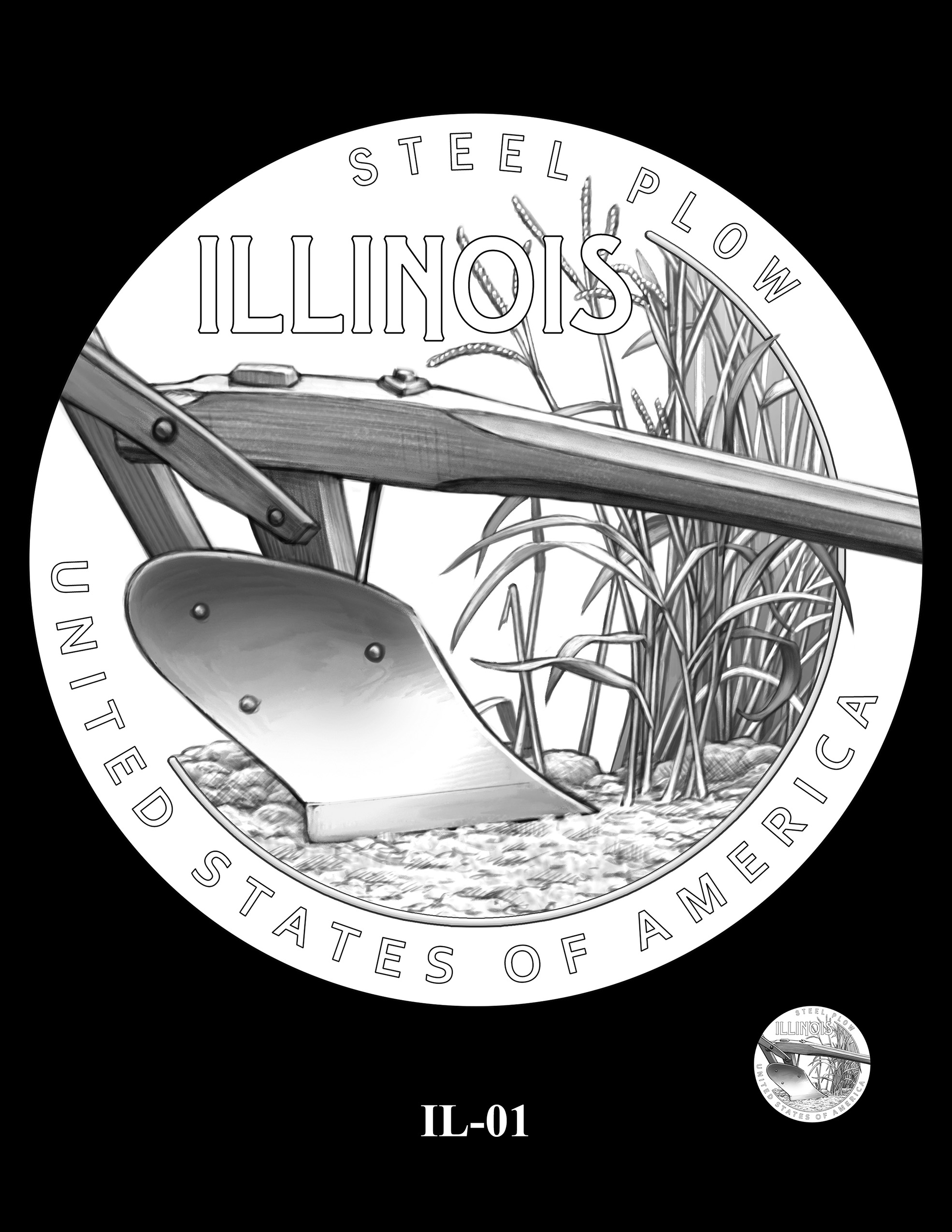 IL-01 -- 2024 American Innovation $1 Coin - Illinois