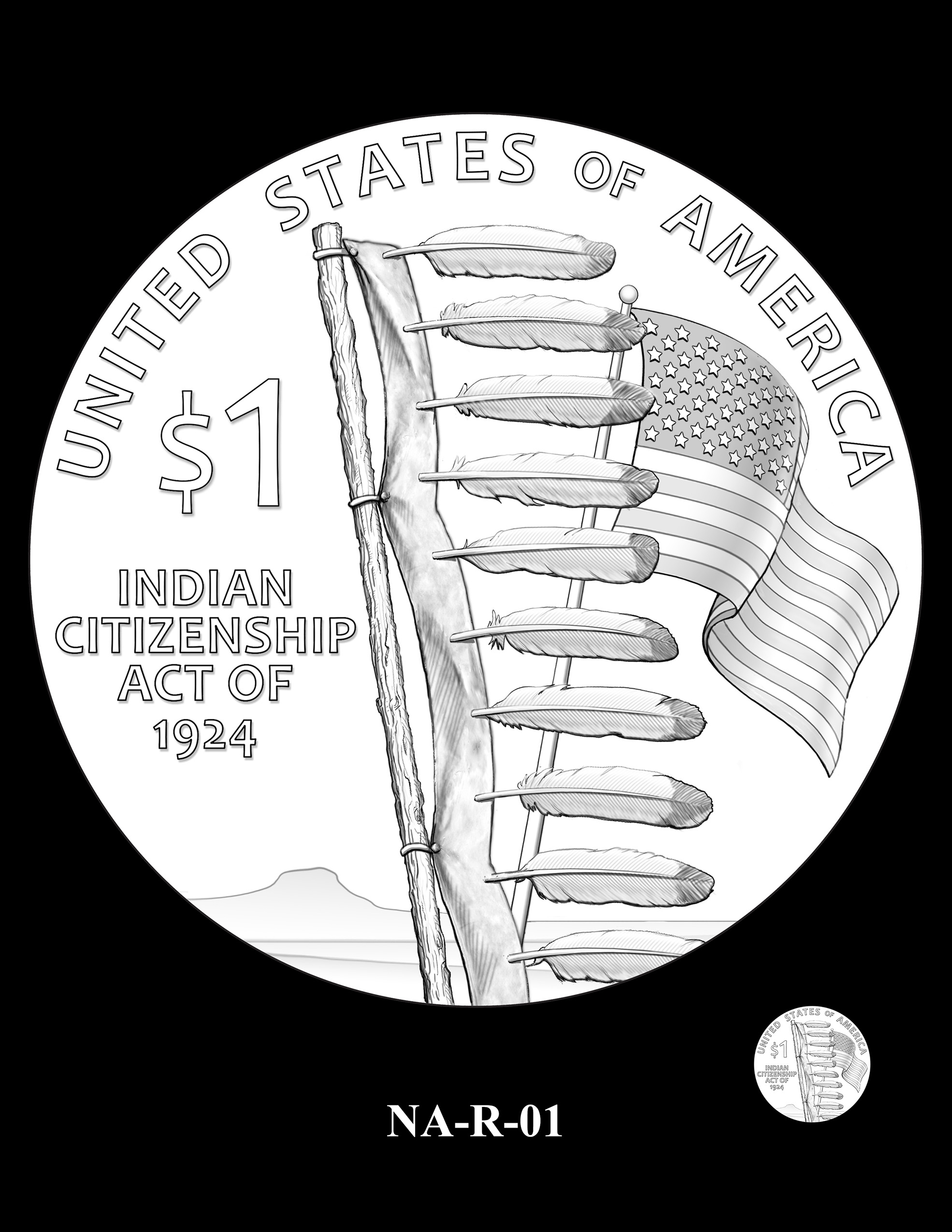NA-R-01 -- 2024 Native American $1 Coin