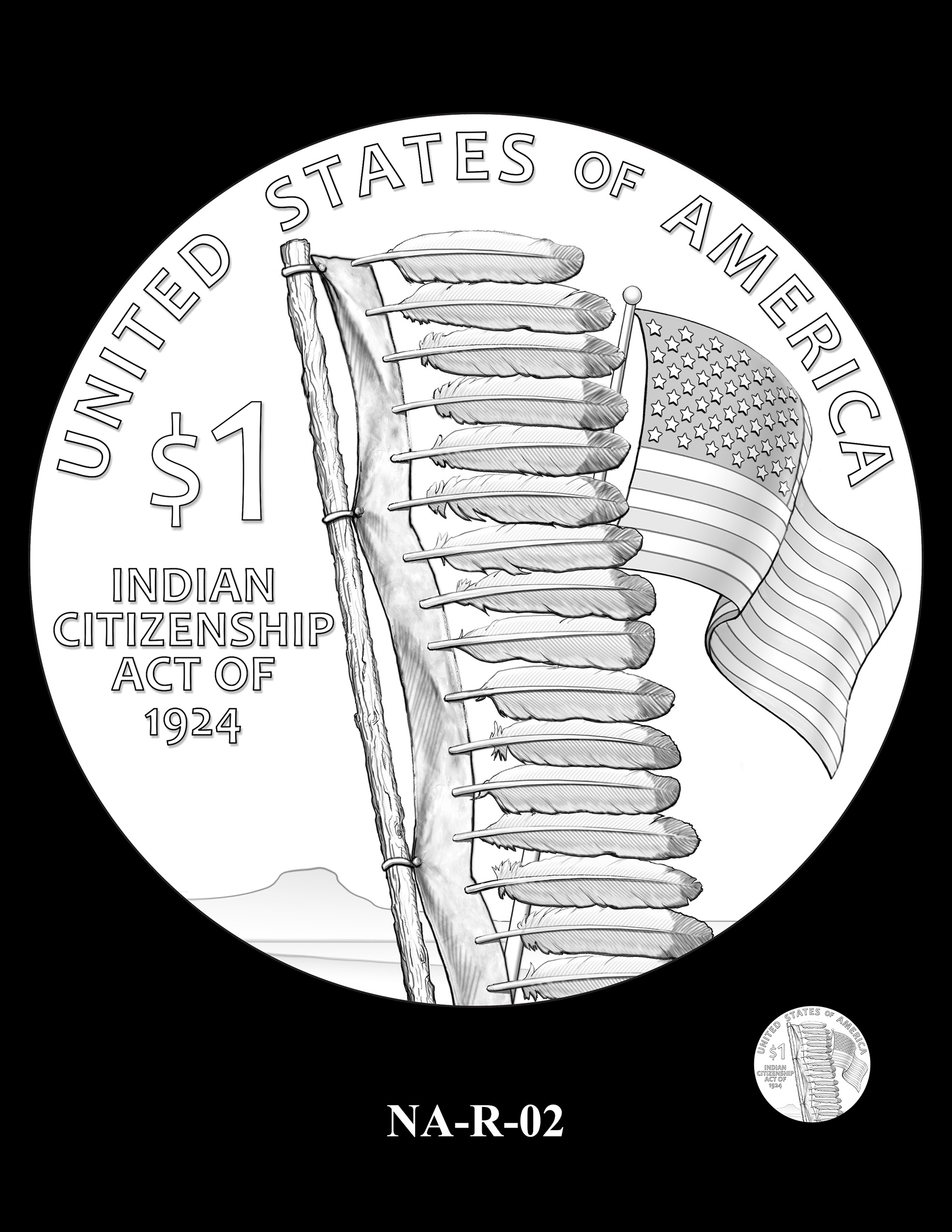 NA-R-02 -- 2024 Native American $1 Coin