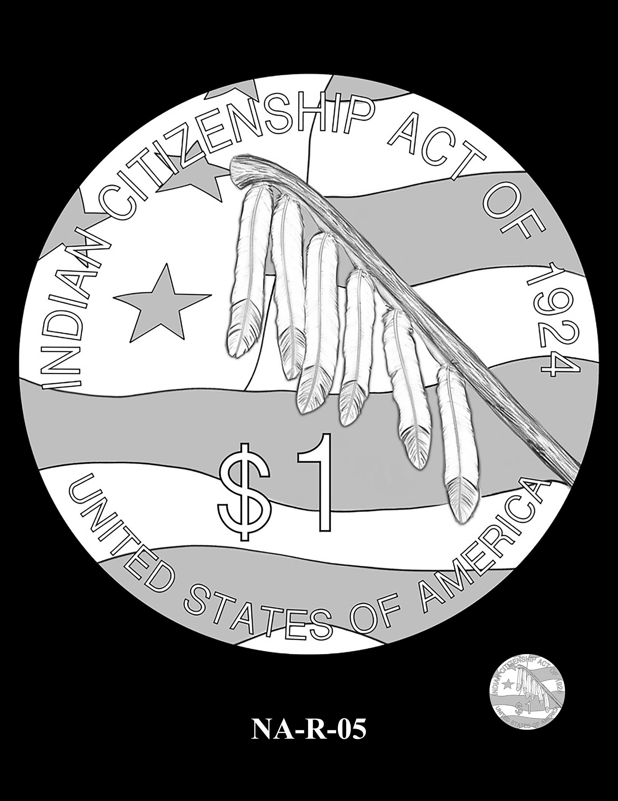 NA-R-05 -- 2024 Native American $1 Coin