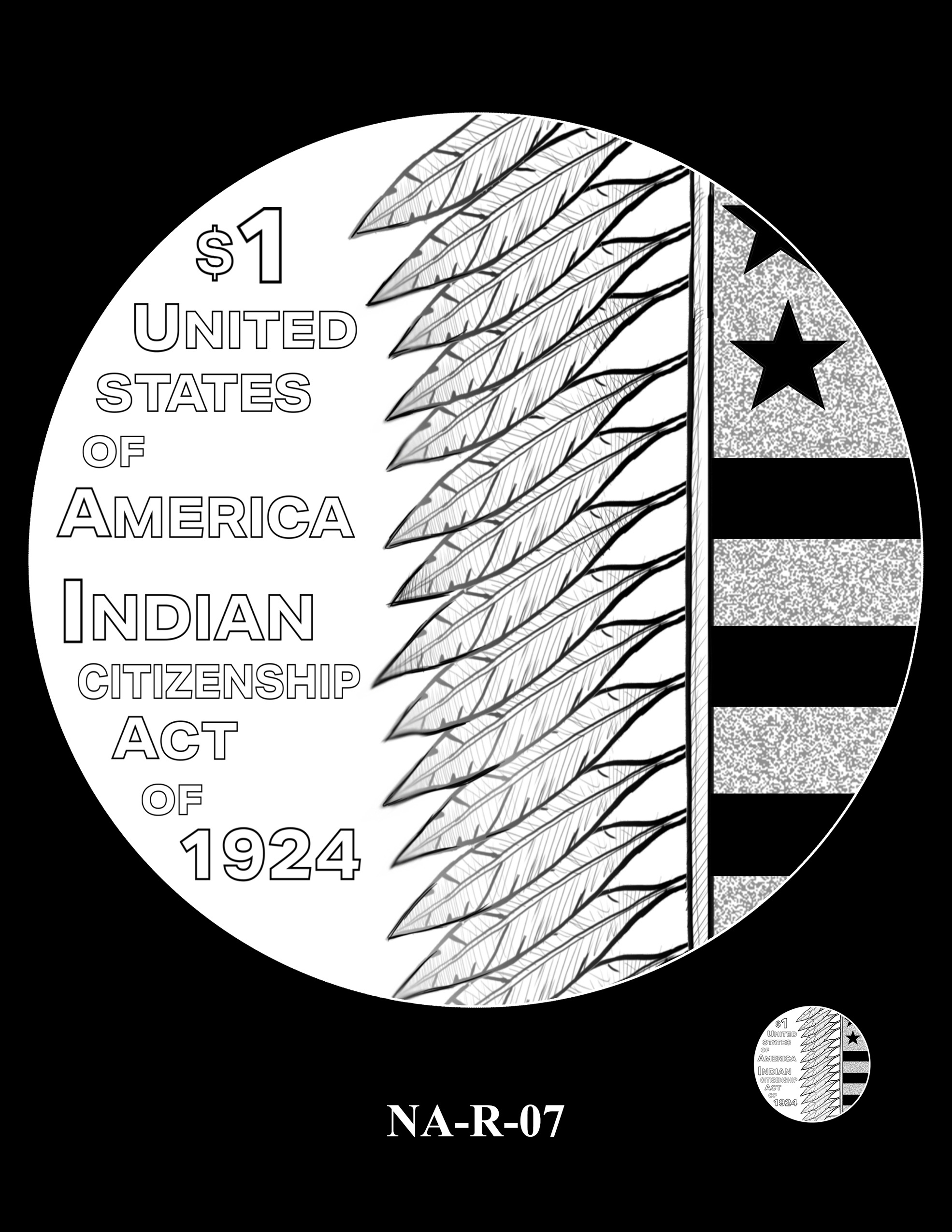 NA-R-07 -- 2024 Native American $1 Coin