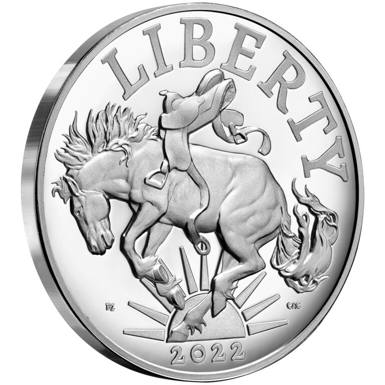 2022 American Liberty Silver Medal Obverse Angle