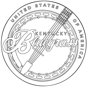 american innovation $1 coin kentucky reverse coloring page icon