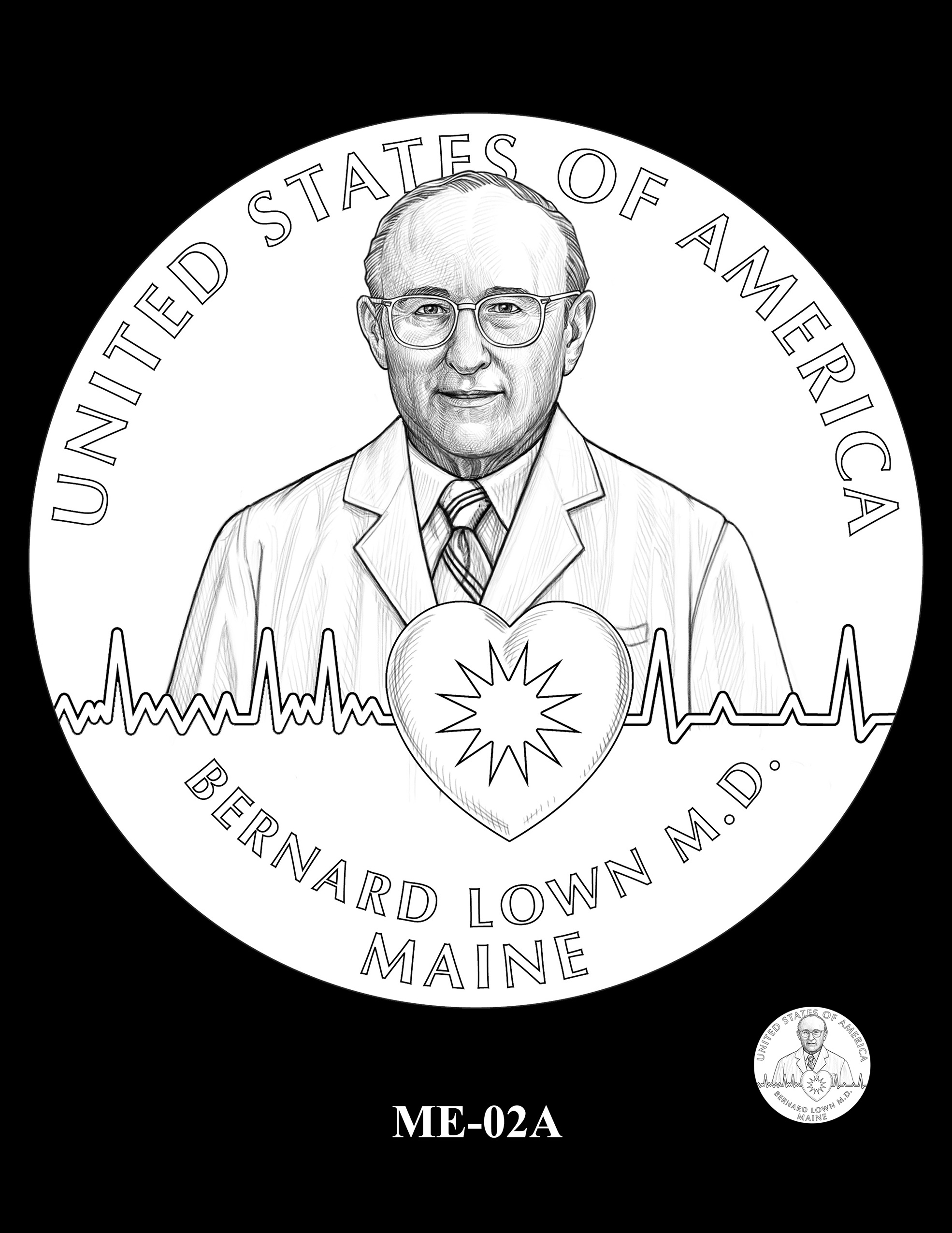 ME-02A -- 2024 American Innovation $1 Coin - Maine