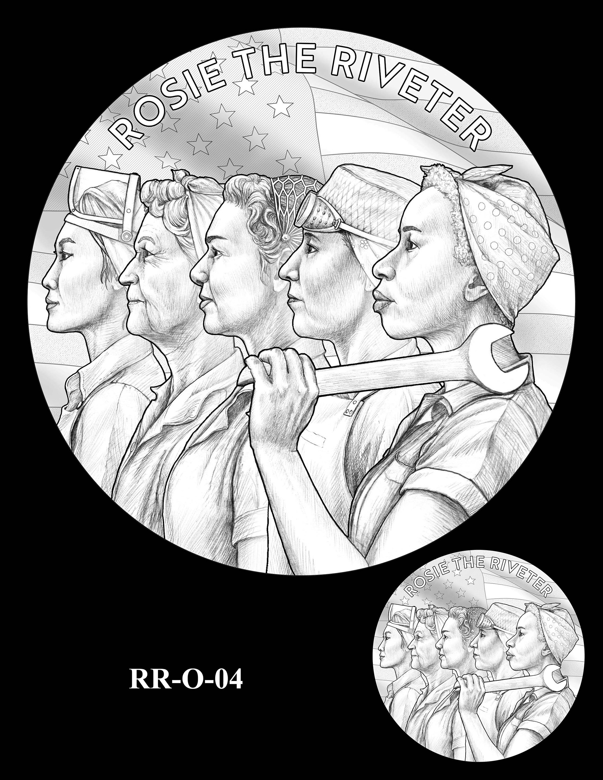 RR-O-04 -- Rosie the Riveter Congressional Gold Medal