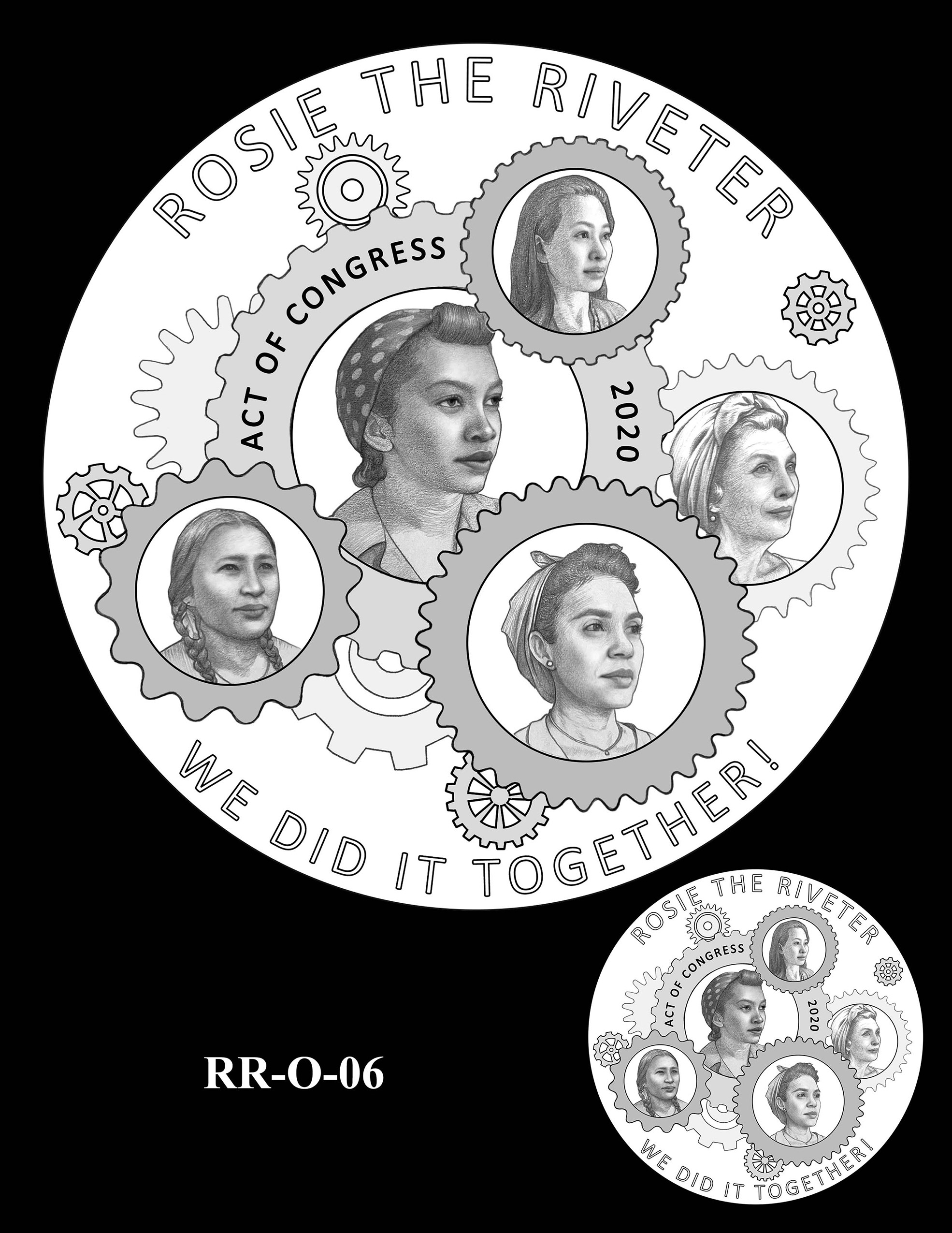 RR-O-06 -- Rosie the Riveter Congressional Gold Medal