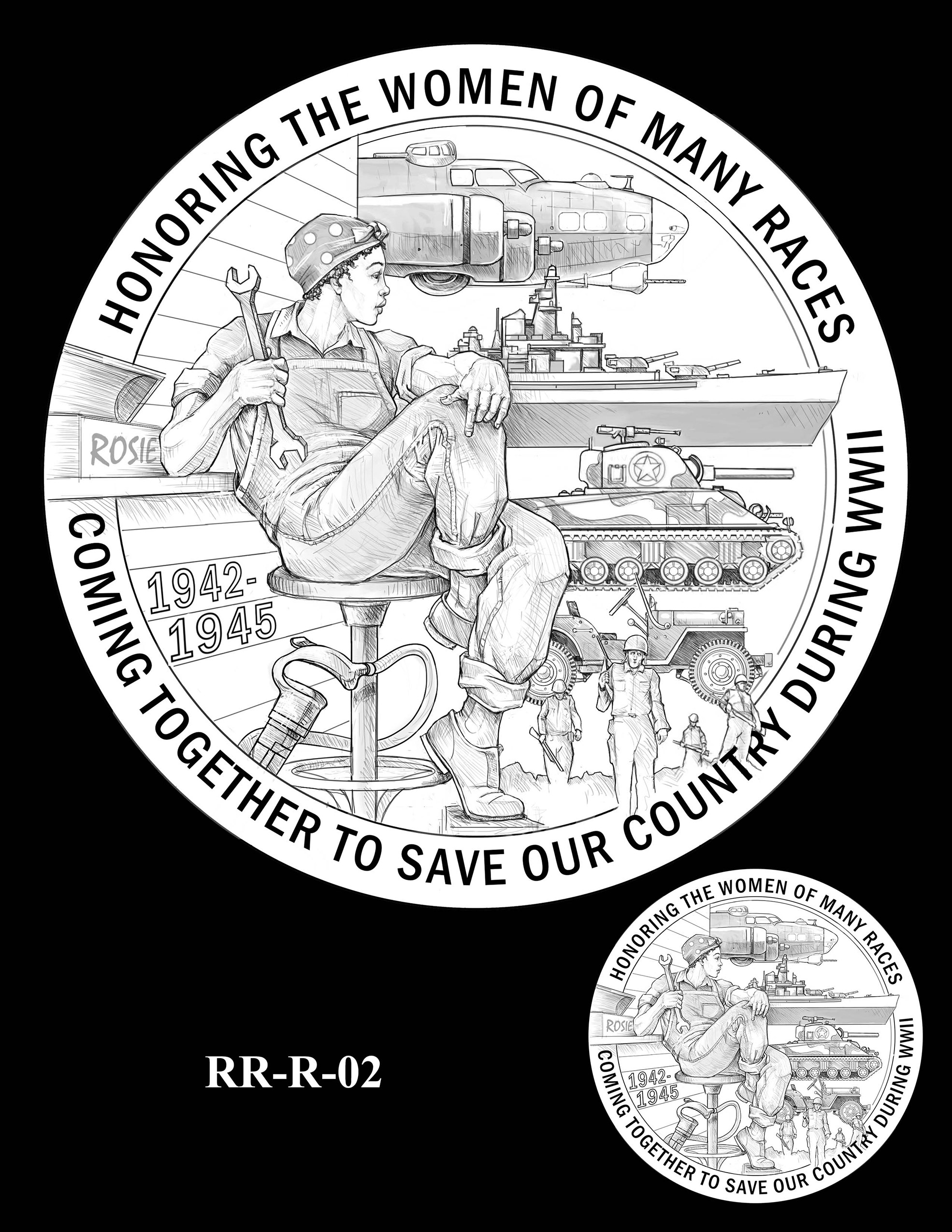 RR-R-02 -- Rosie the Riveter Congressional Gold Medal