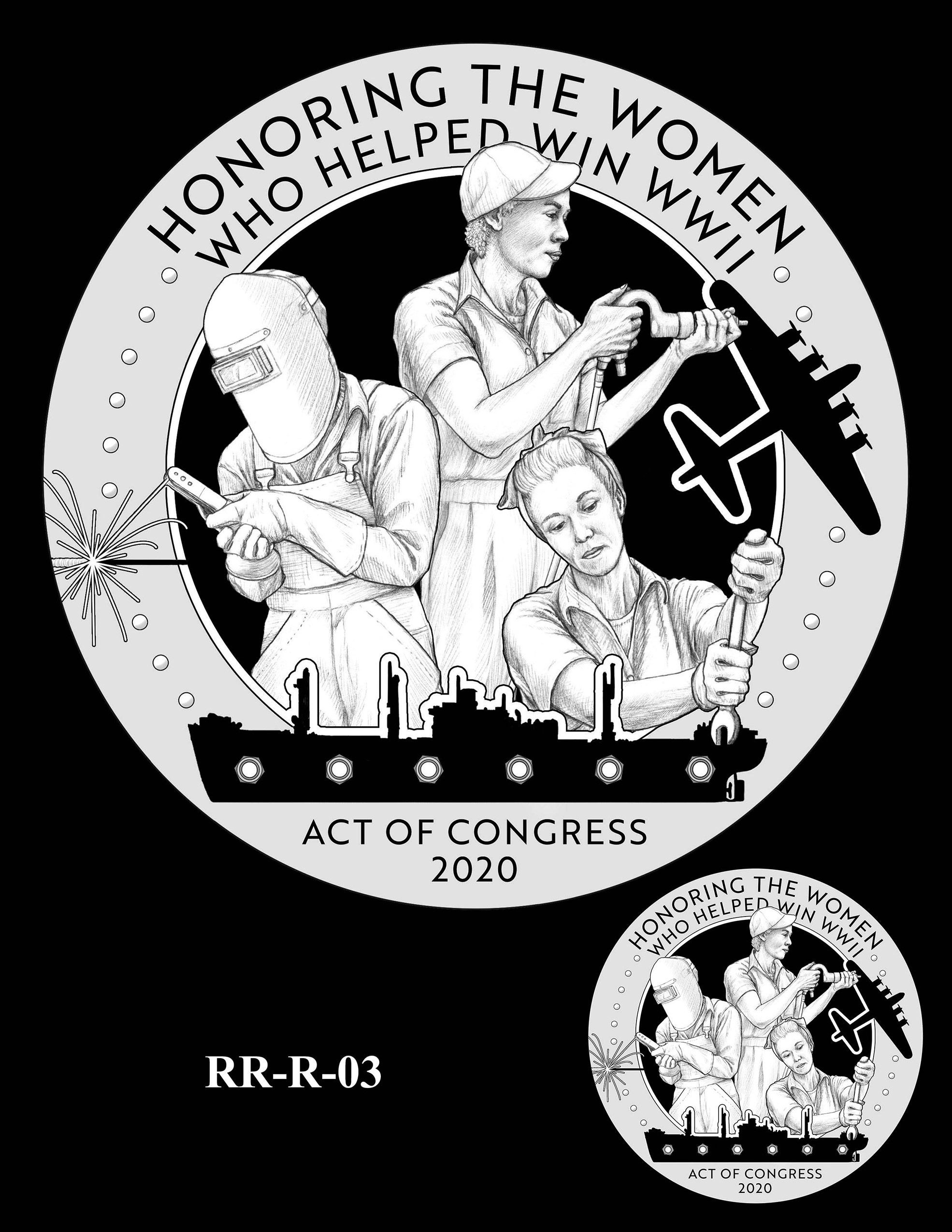 RR-R-03 -- Rosie the Riveter Congressional Gold Medal