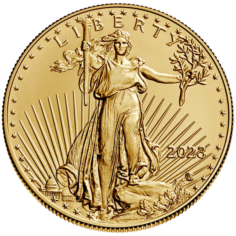 2023 American Eagle Gold Half Ounce Bullion Coin Obverse
