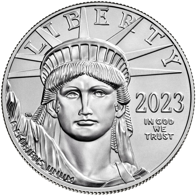 2023 American Eagle Platinum One Ounce Bullion Coin Obverse