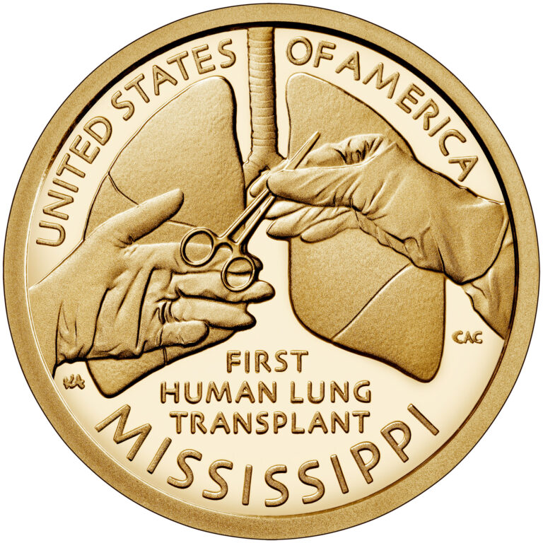 2023 American Innovation One Dollar Coin Mississippi Proof Reverse