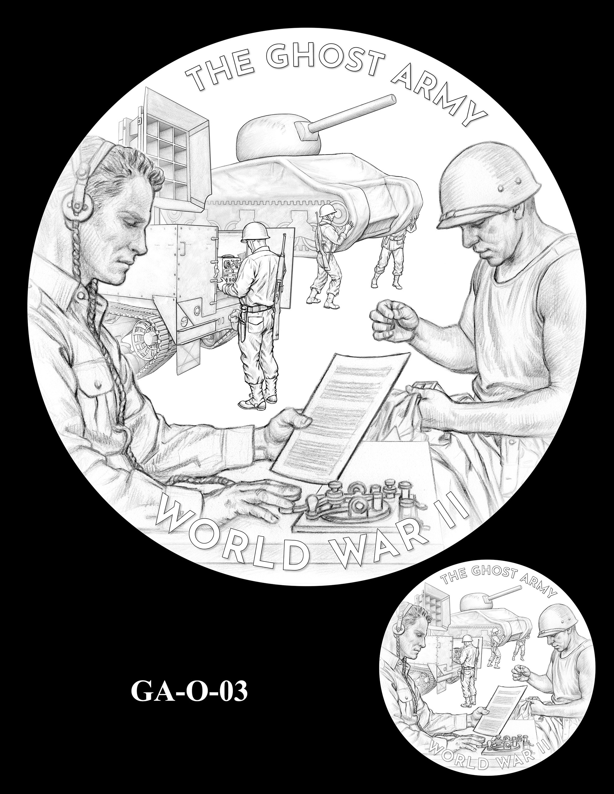 GA-O-03 -- Ghost Army Congressional Gold Medal