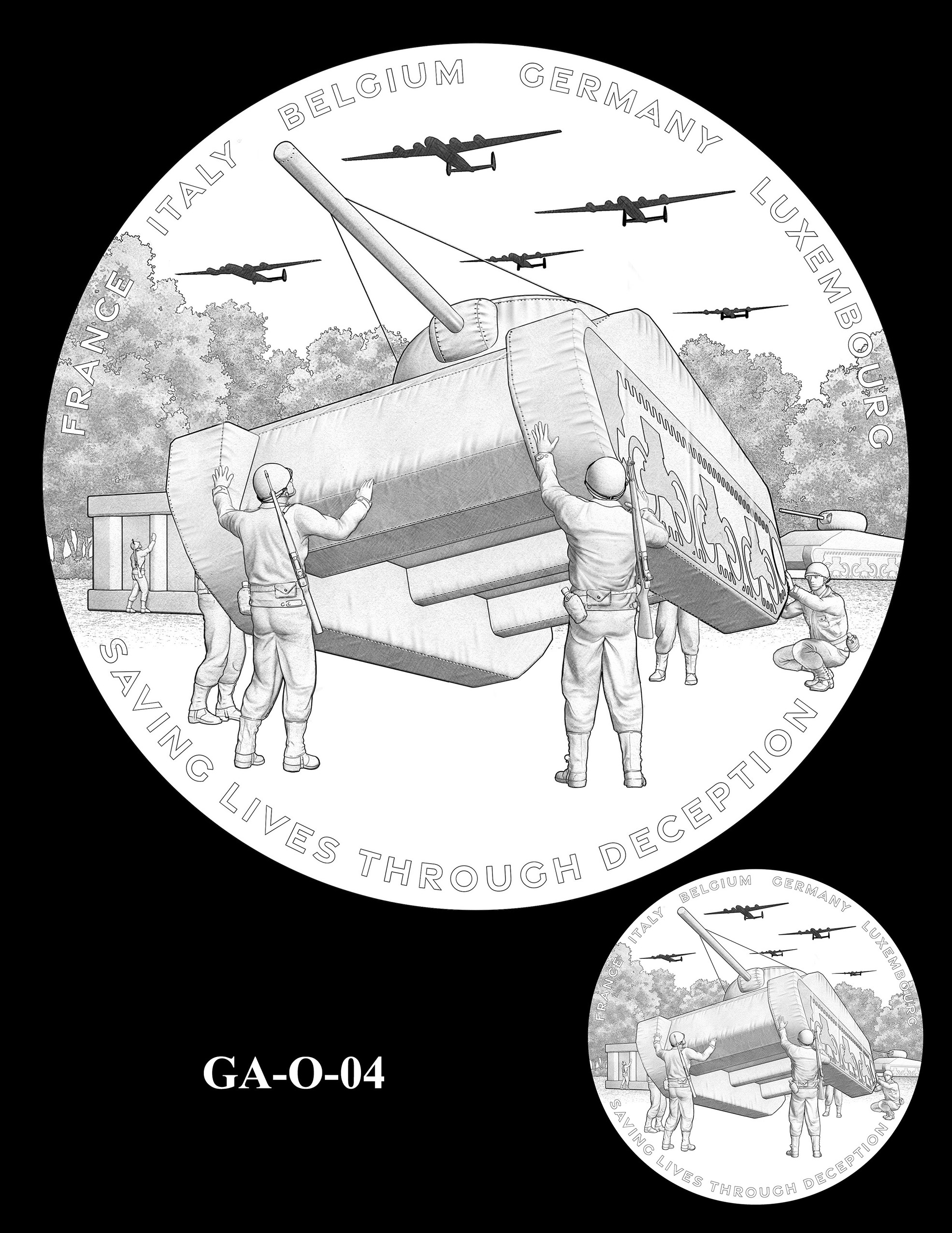 GA-O-04 -- Ghost Army Congressional Gold Medal