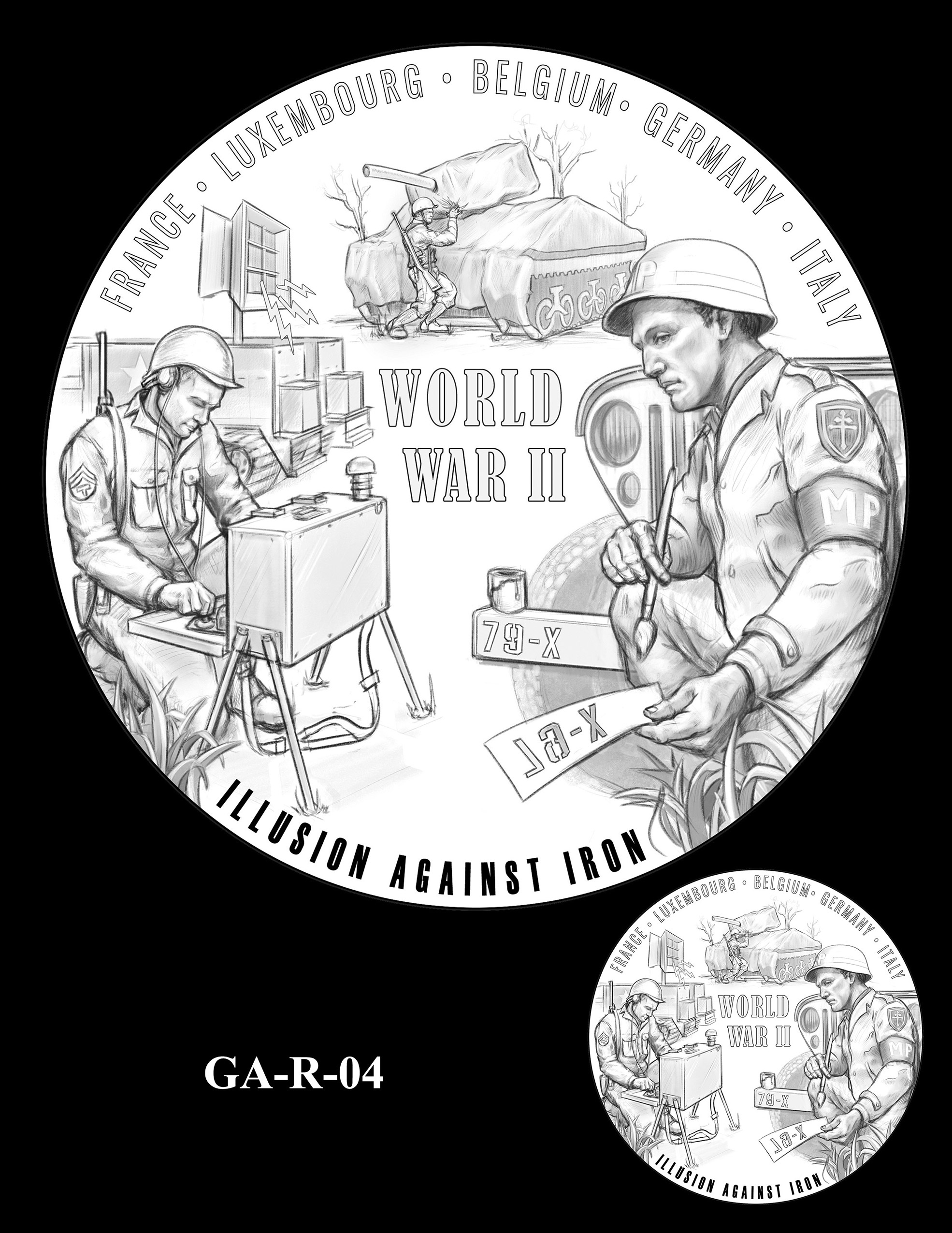 GA-R-04 -- Ghost Army Congressional Gold Medal