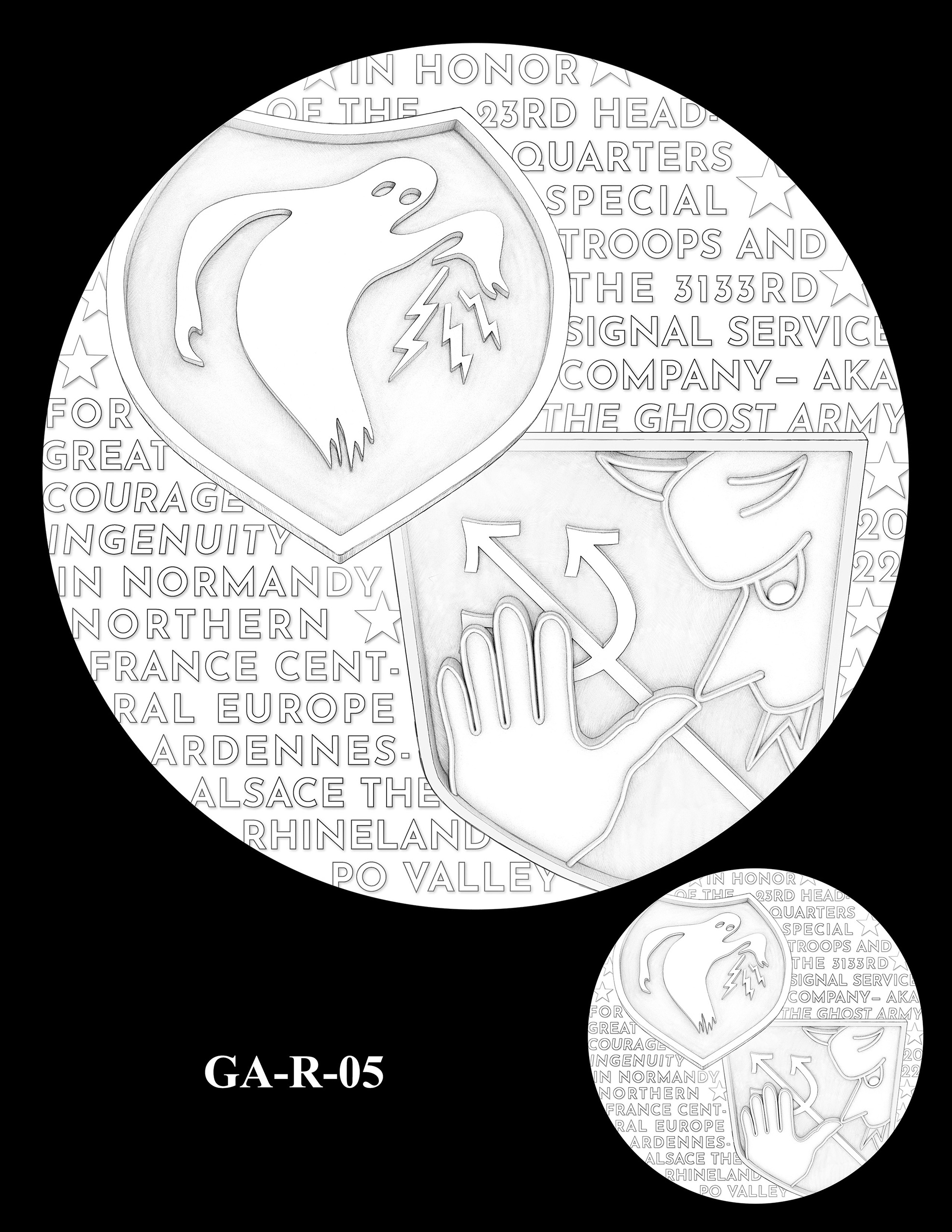 GA-R-05 -- Ghost Army Congressional Gold Medal