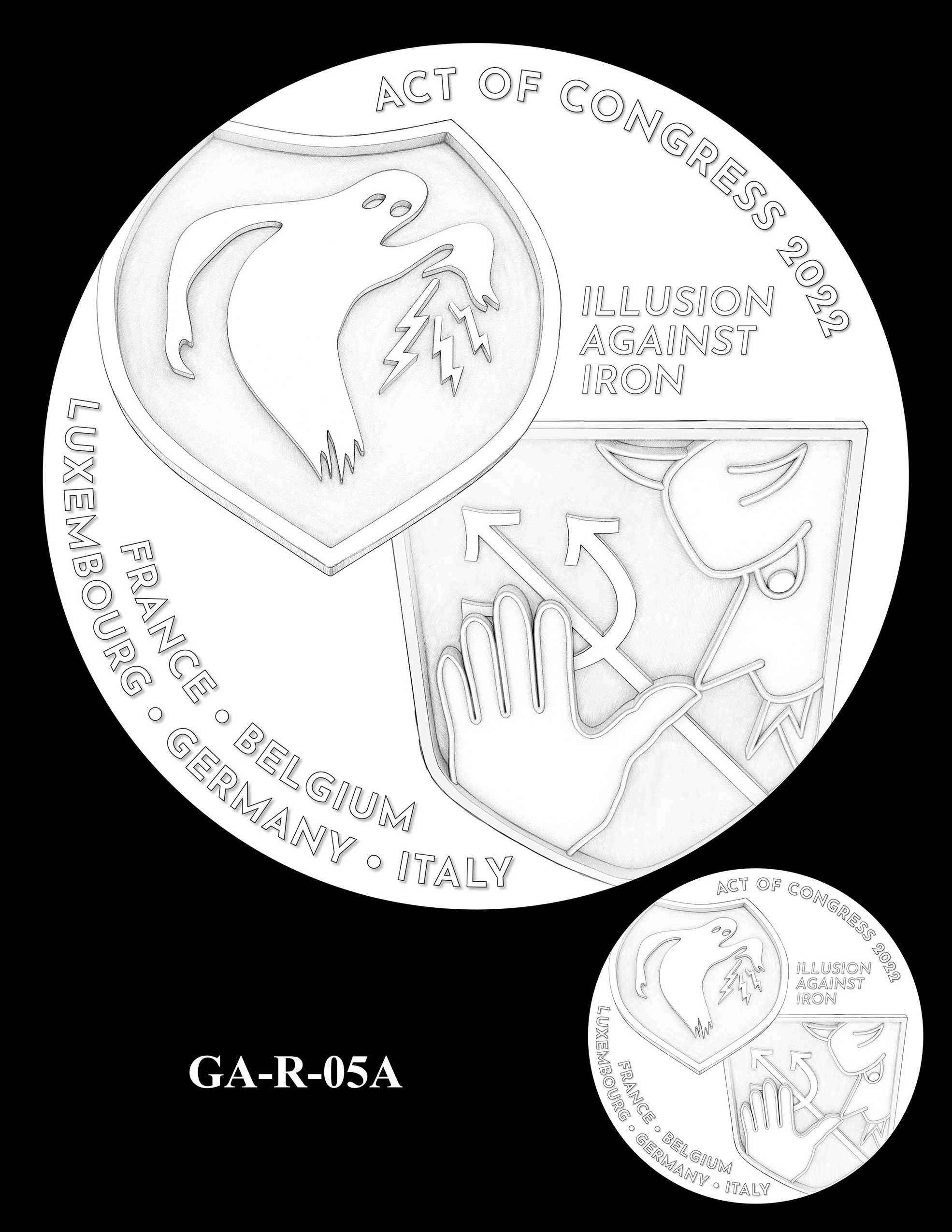 GA-R-05A -- Ghost Army Congressional Gold Medal