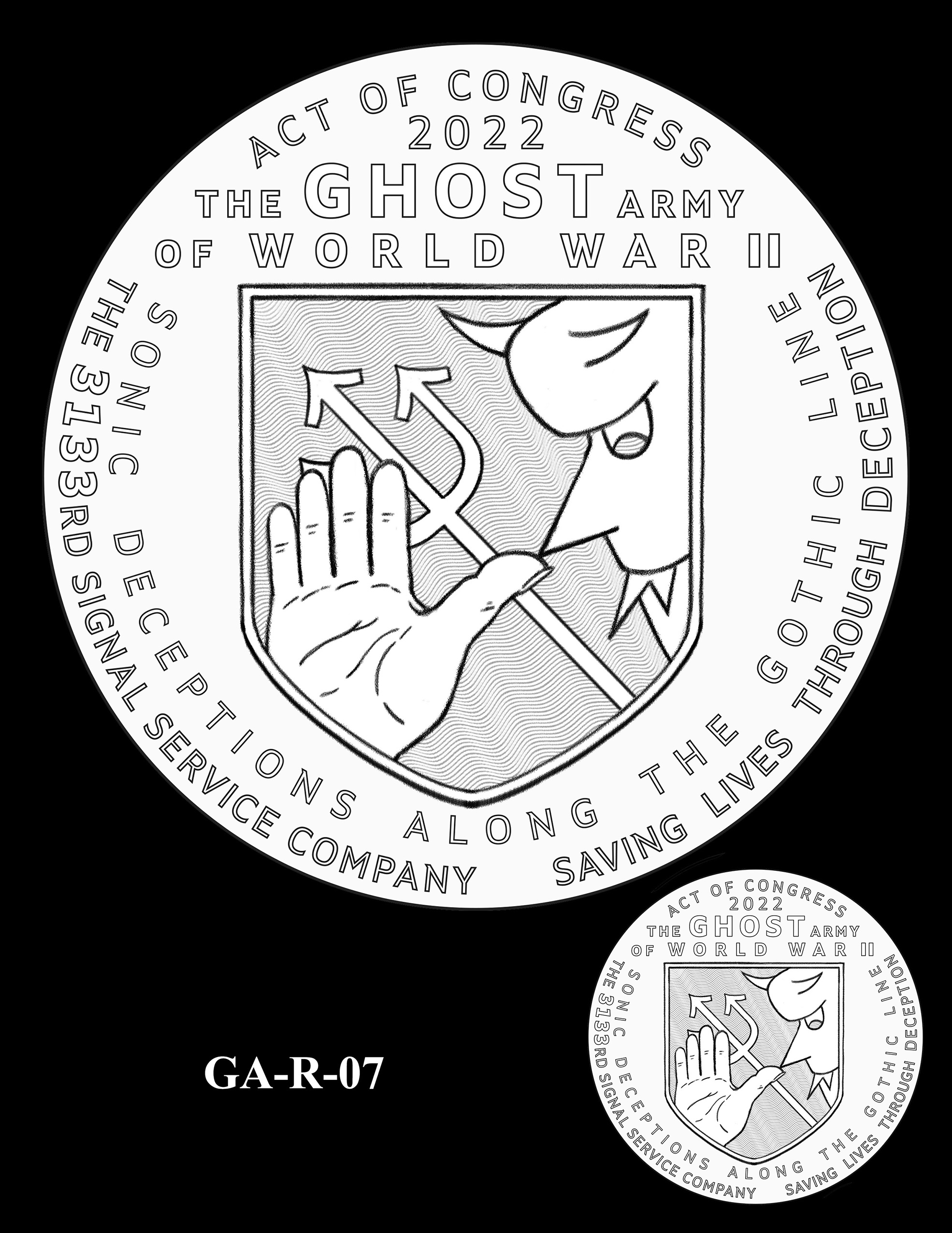 GA-R-07 -- Ghost Army Congressional Gold Medal