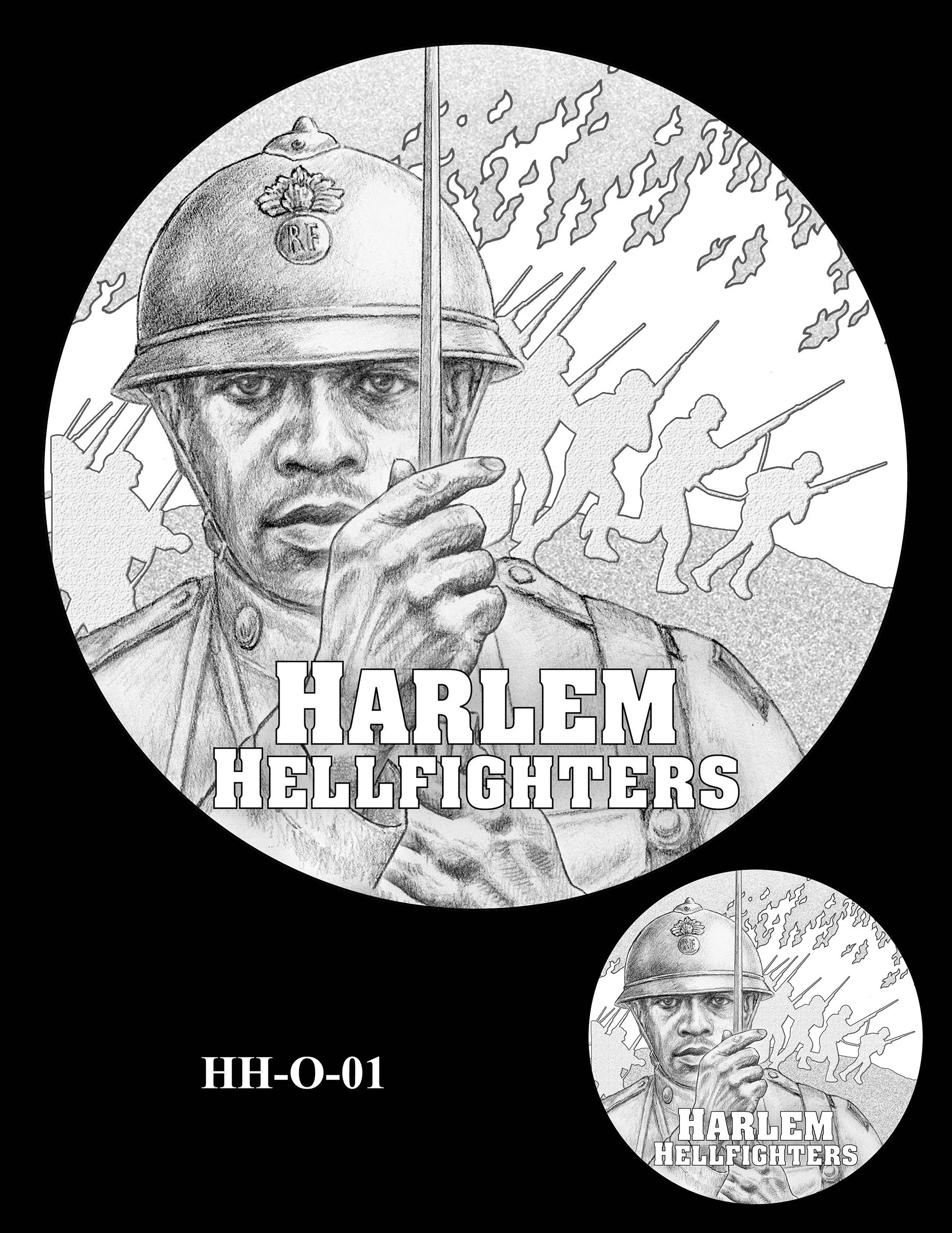 HH-O-01 -- Harlem Hellfighters Congressional Gold Medal