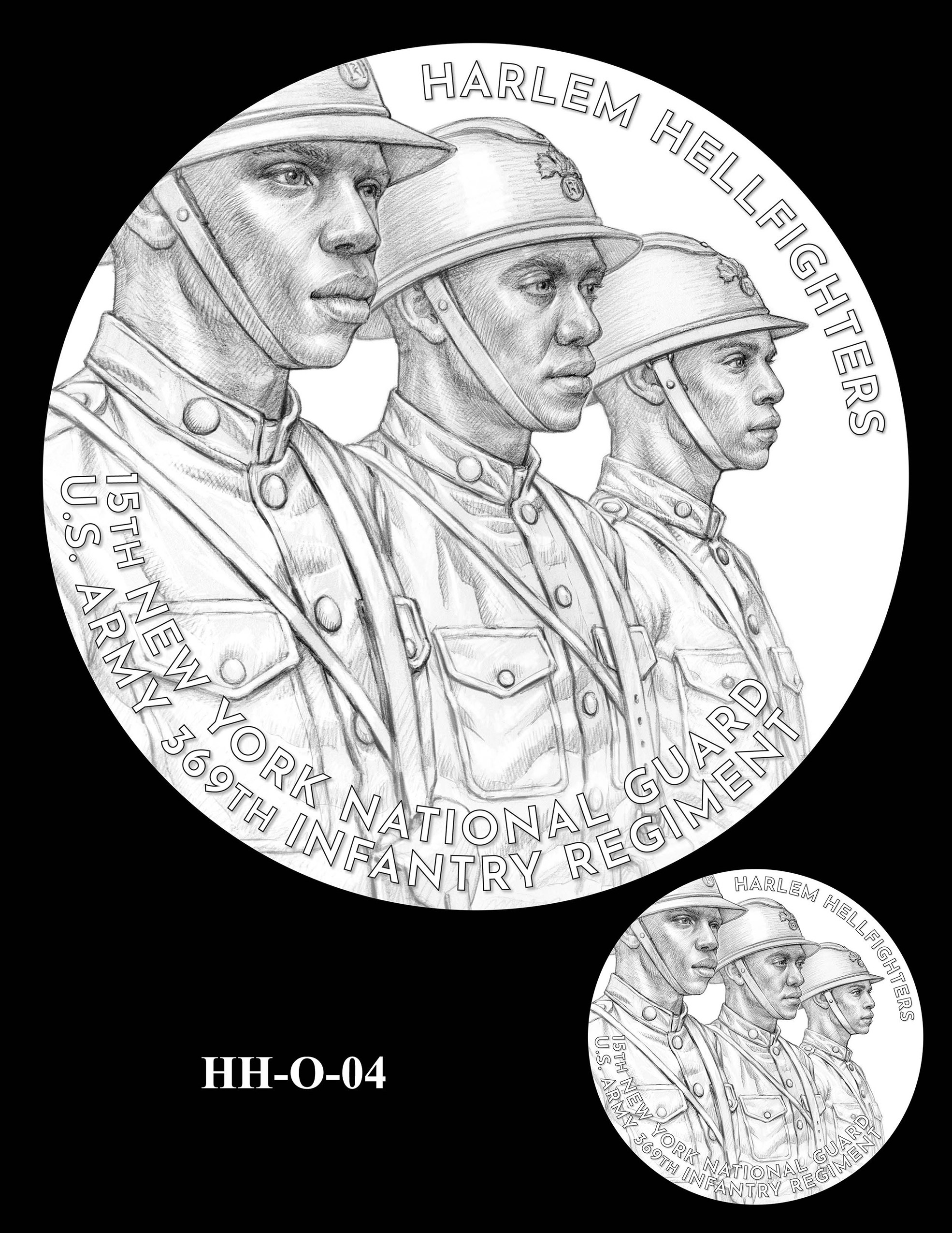 HH-O-04 -- Harlem Hellfighters Congressional Gold Medal