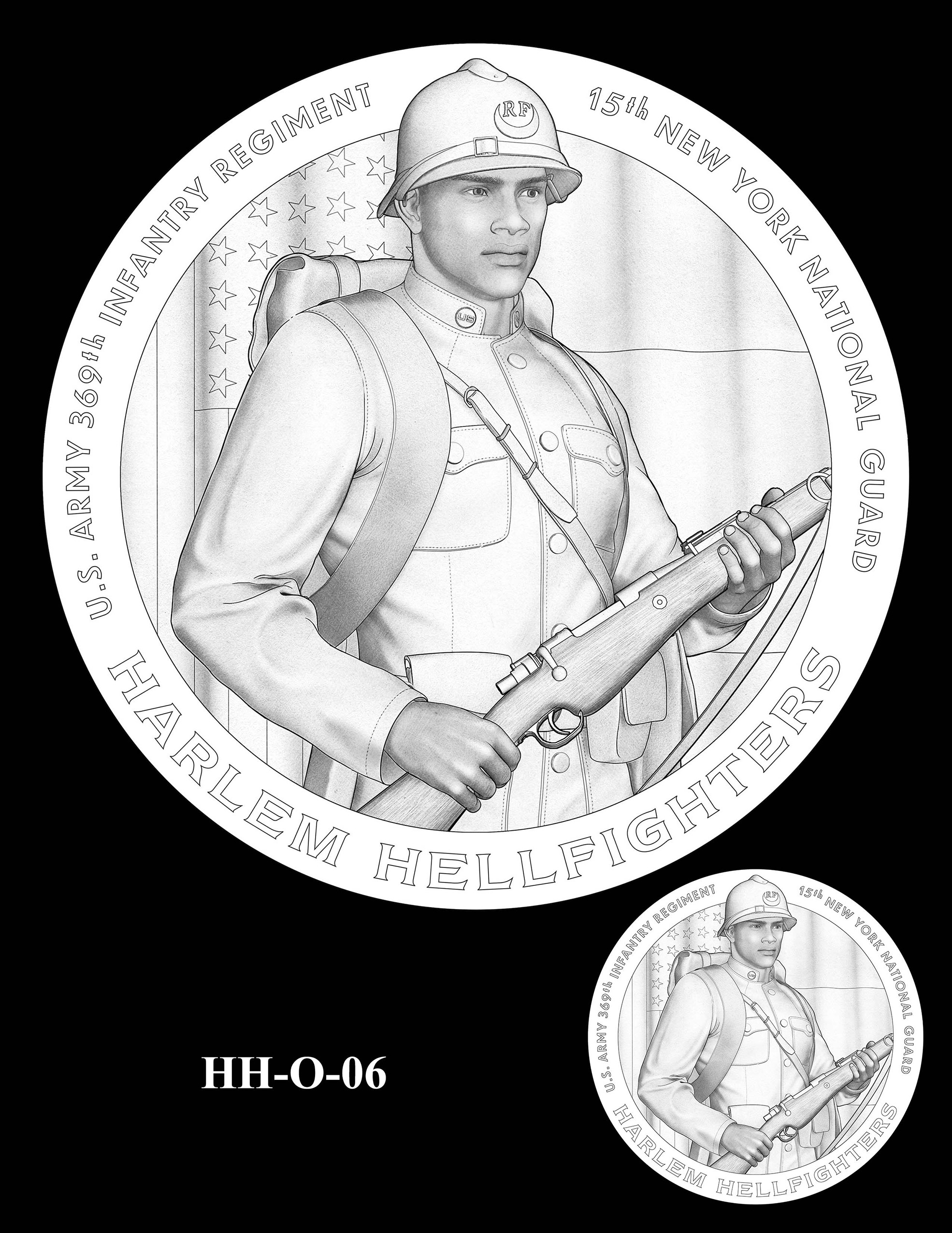 HH-O-06 -- Harlem Hellfighters Congressional Gold Medal