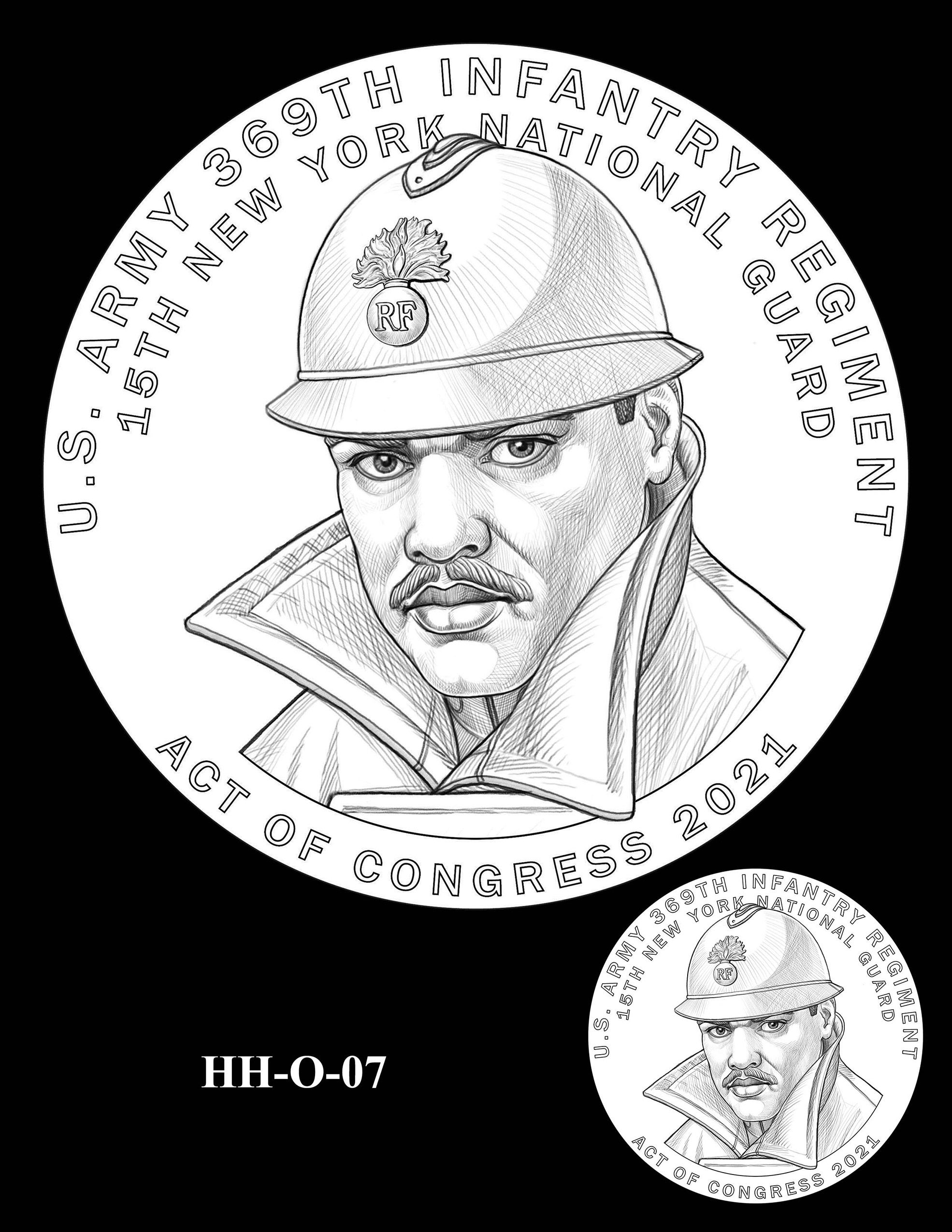 HH-O-07 -- Harlem Hellfighters Congressional Gold Medal