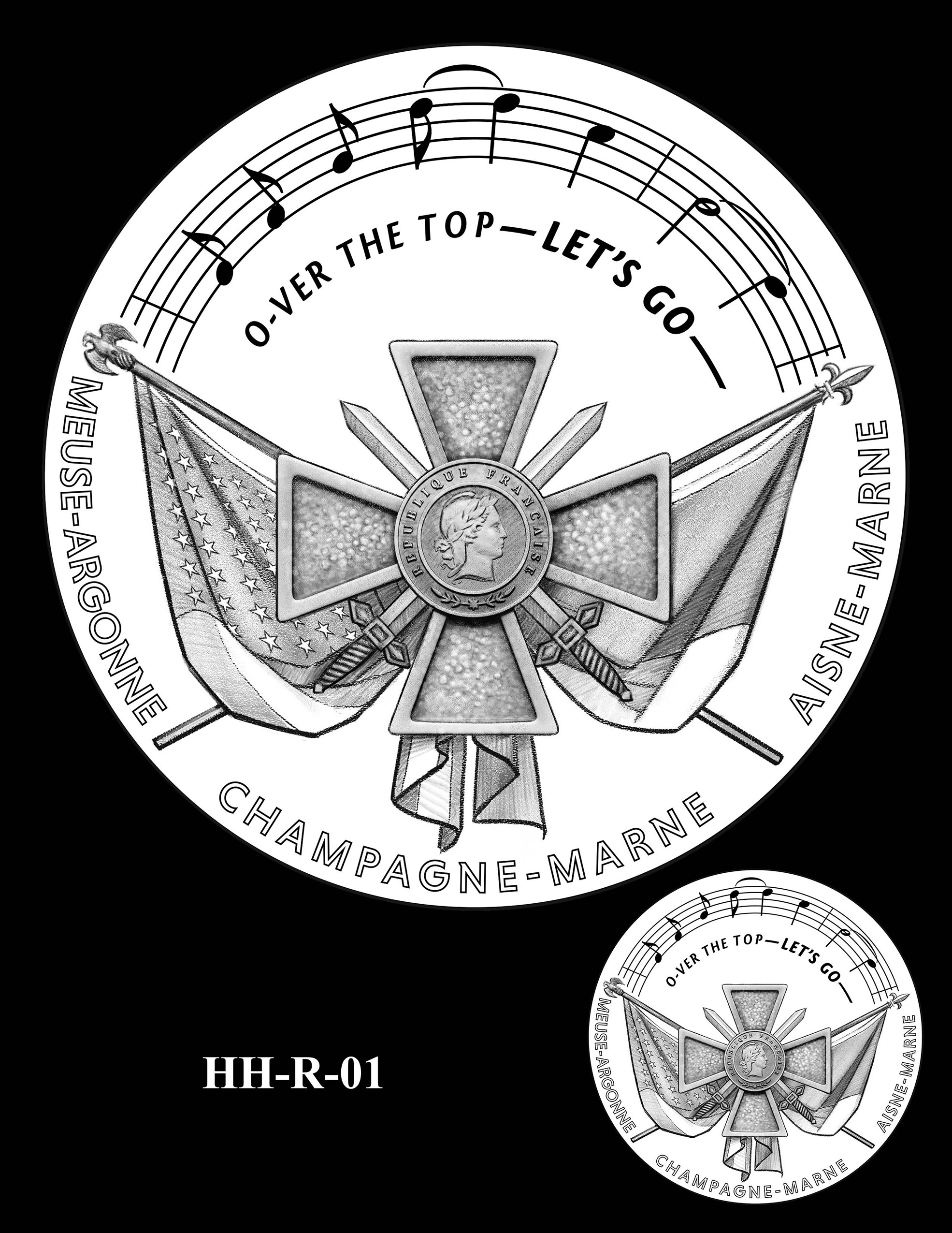 HH-R-01 -- Harlem Hellfighters Congressional Gold Medal