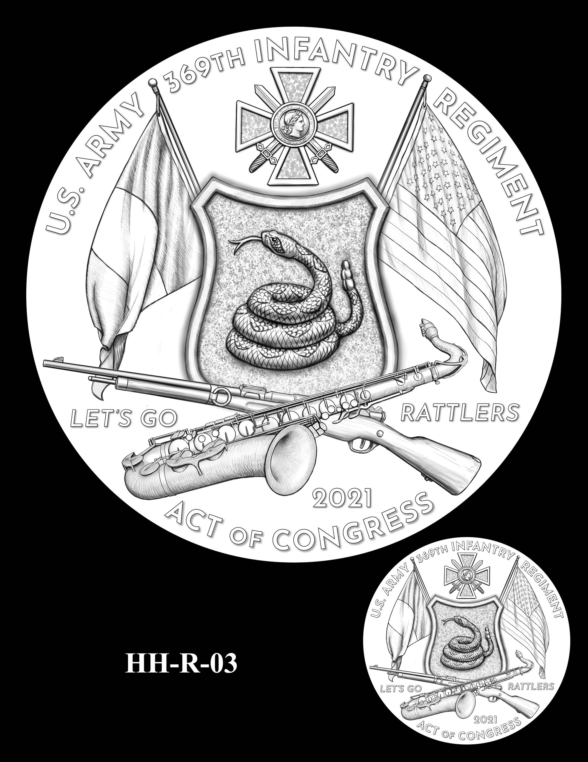 HH-R-03 -- Harlem Hellfighters Congressional Gold Medal