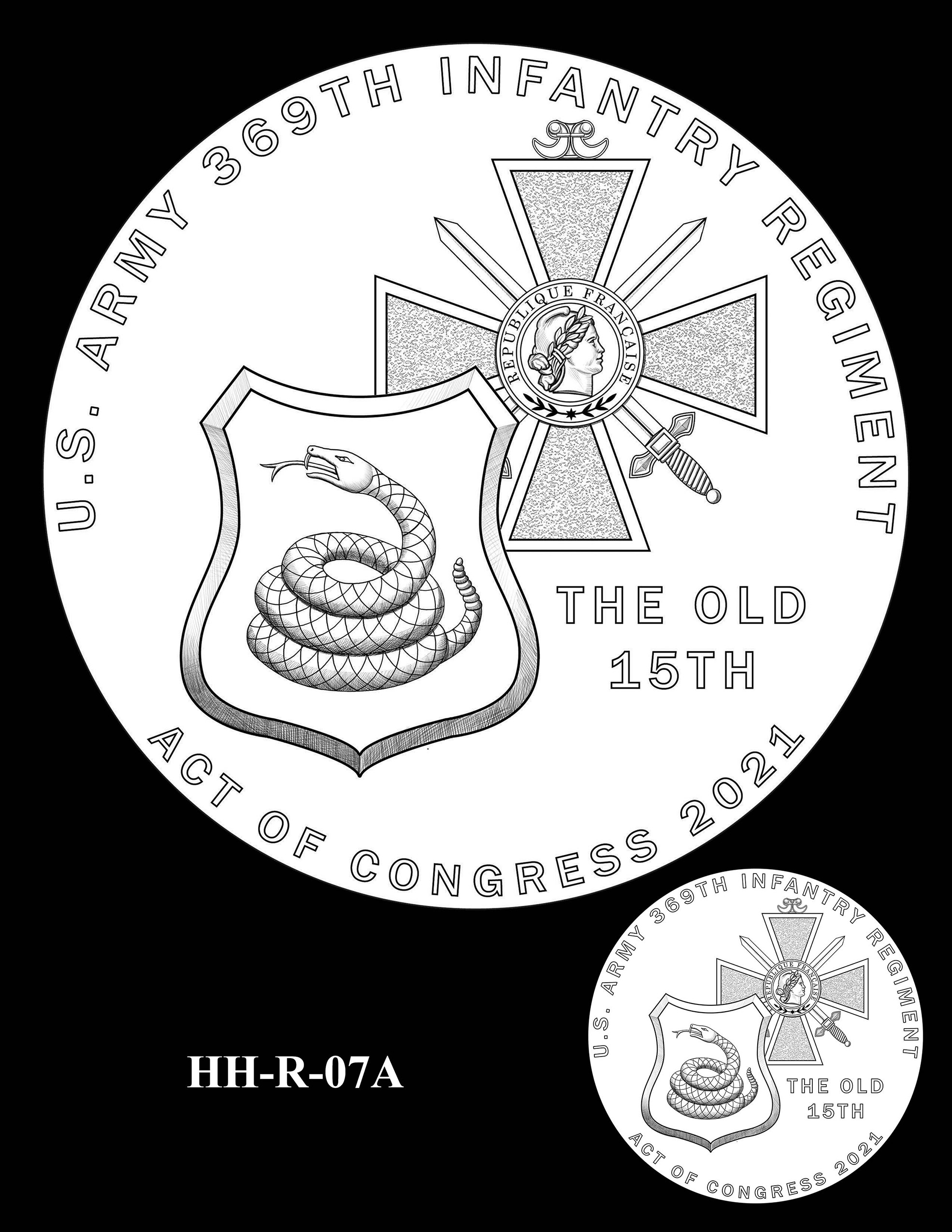 HH-R-07A -- Harlem Hellfighters Congressional Gold Medal