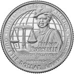 2023 American Women Quarters Coin Eleanor Roosevelt Proof Reverse