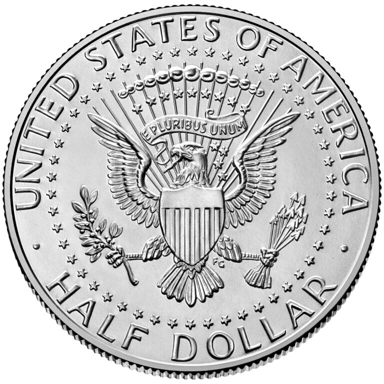 2023 Kennedy Half Dollar Uncirculated Reverse