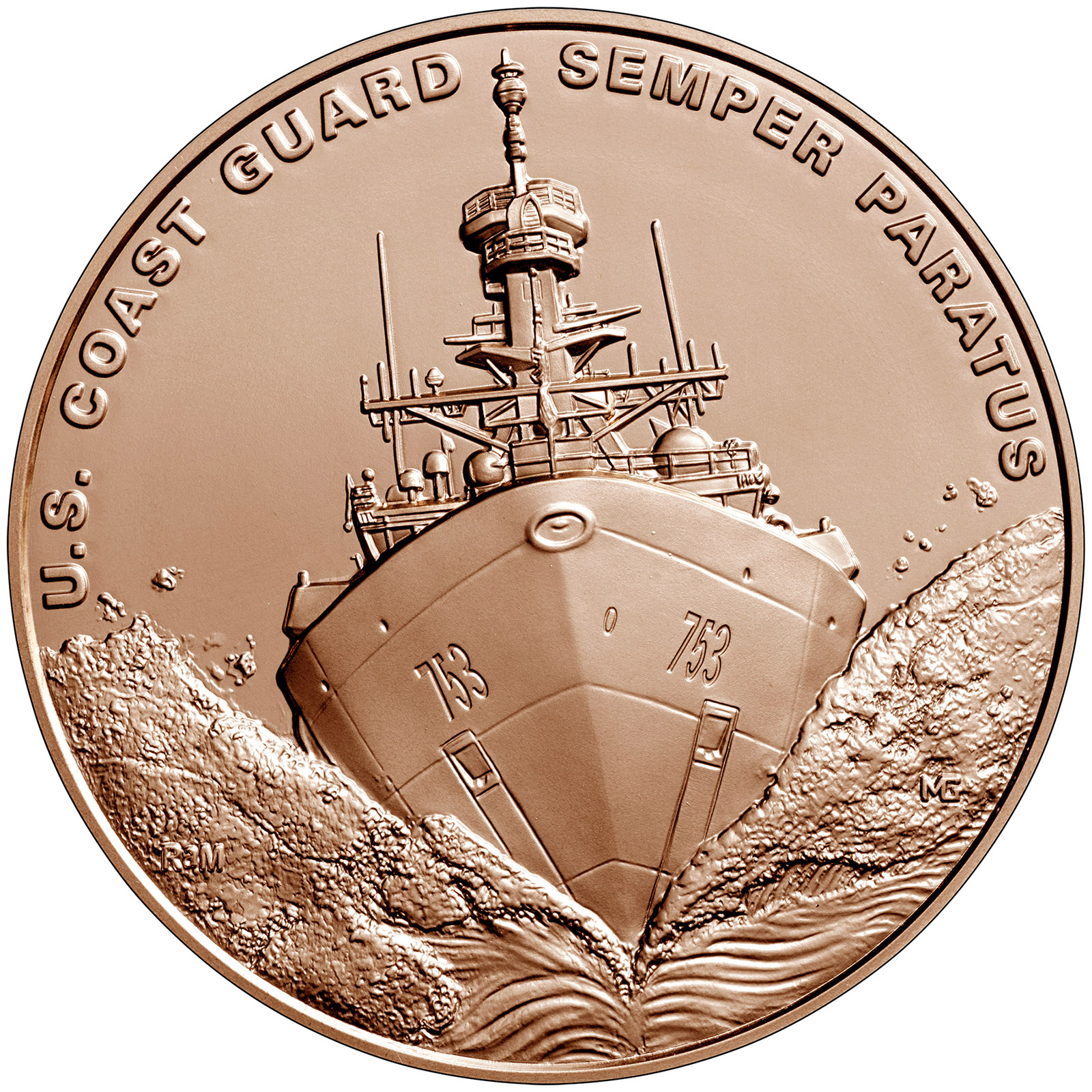 U.S. Coast Guard Bronze Medal Obverse