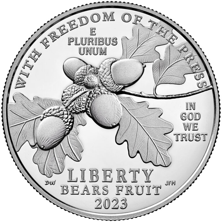 2023 American Eagle Platinum Proof Coin Obverse