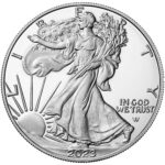 2023 American Eagle Silver One Ounce Proof Coin Obverse