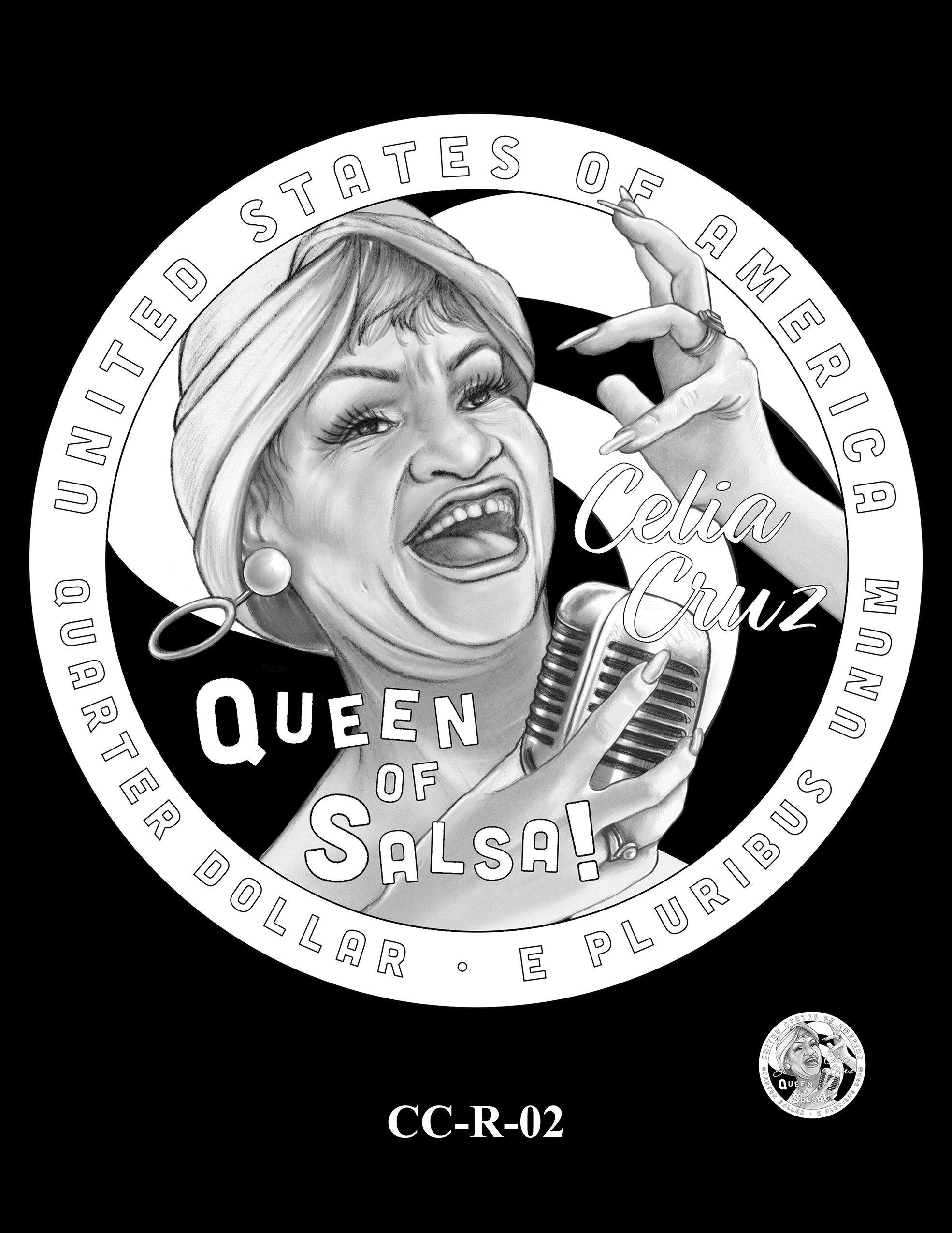 CC-R-02 -- 2024 American Women Quarters - Celia Cruz